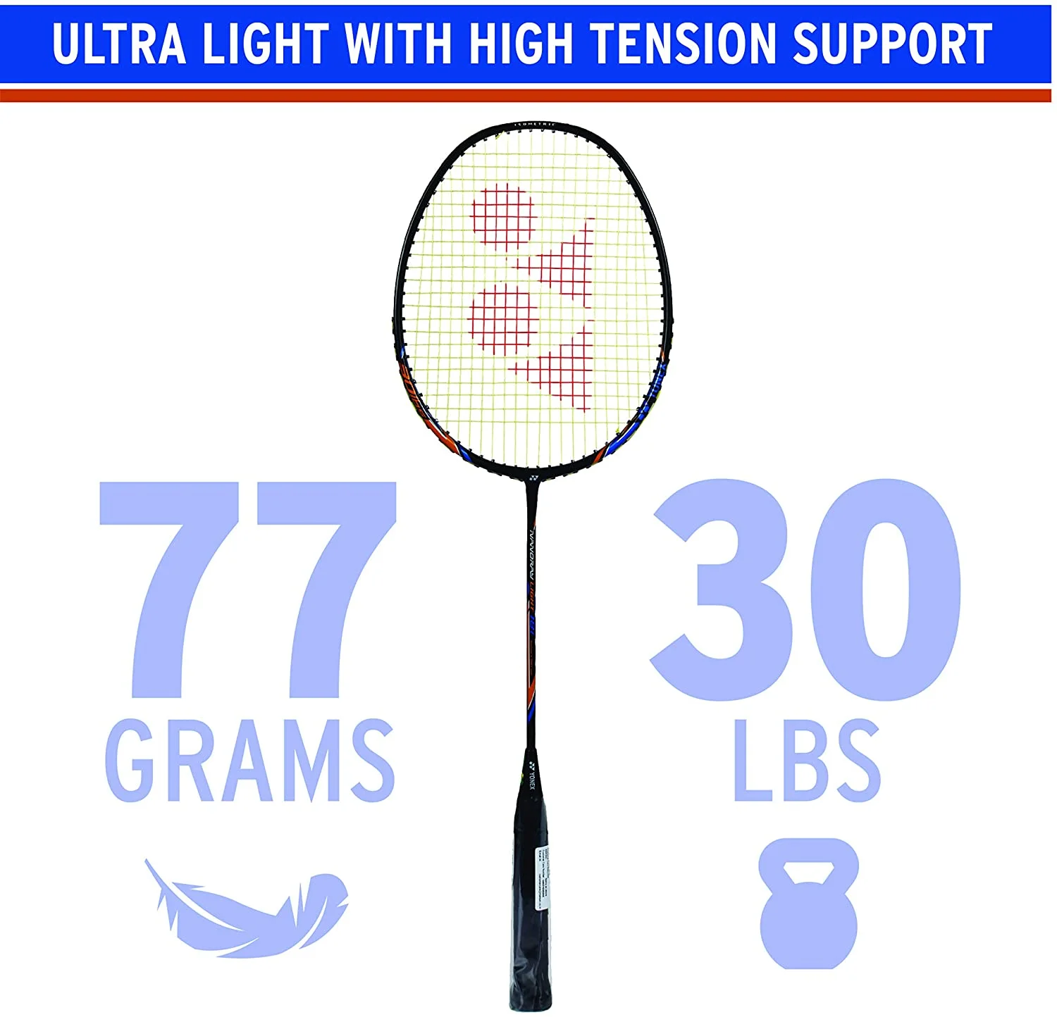 YONEX Nanoray Light 18i Graphite Badminton Racquet (Black)