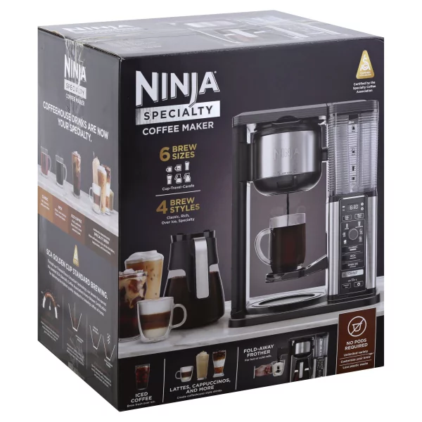 Ninja Specialty Fold-Away Frother (CM401) Coffee Maker