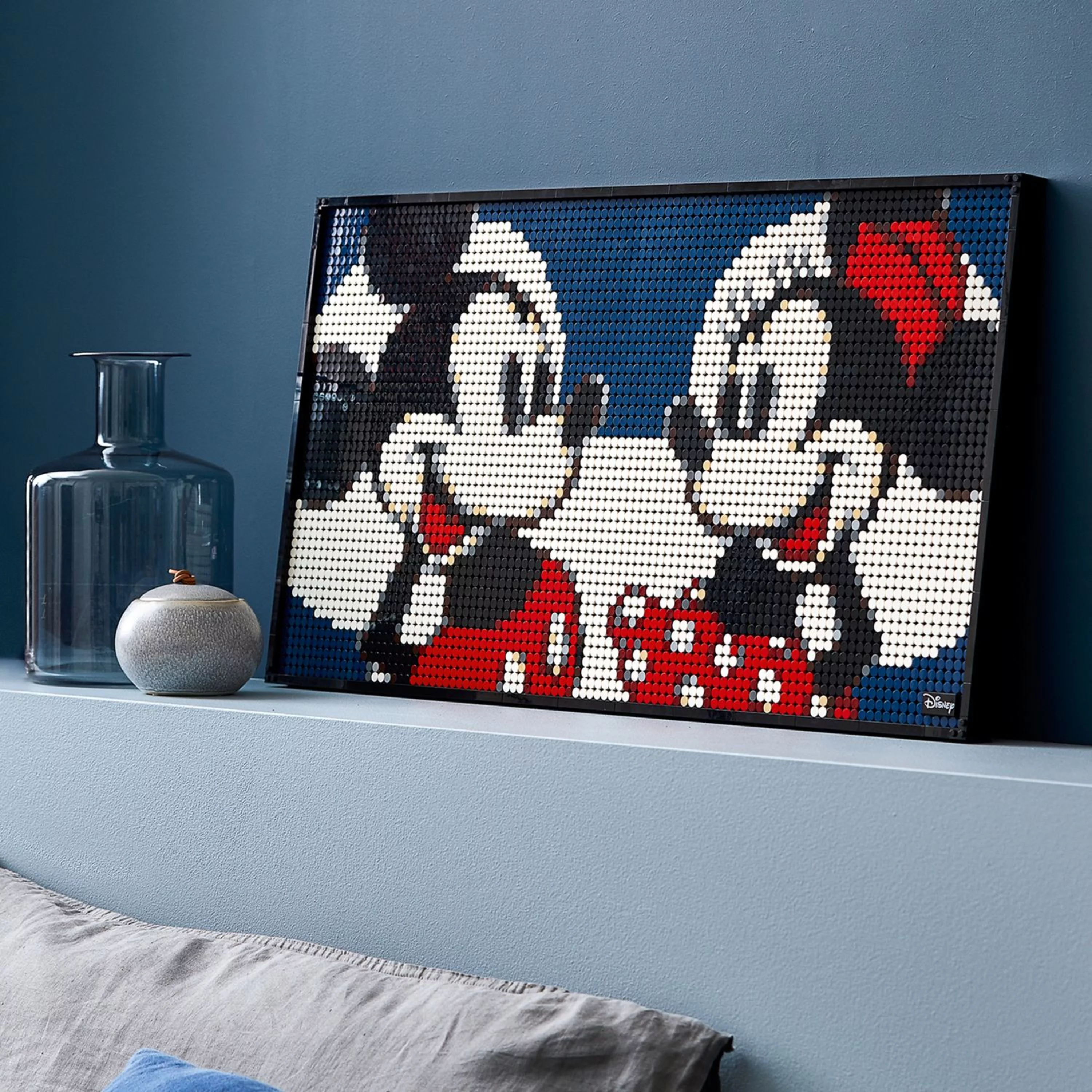 LEGO Art Disney’s Mickey Mouse 31202 Wall Decor Set for Adults Who Love Crafts (2,658 Pieces)