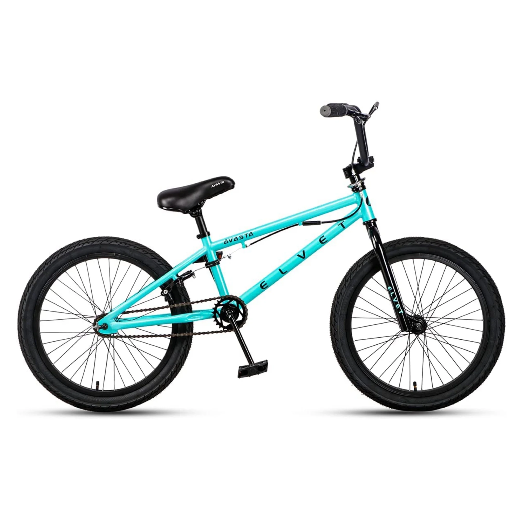 AVASTA 18 Inch Kid BMX Bicycle for Beginner Riders, Ages 5 to 8, Mint Green