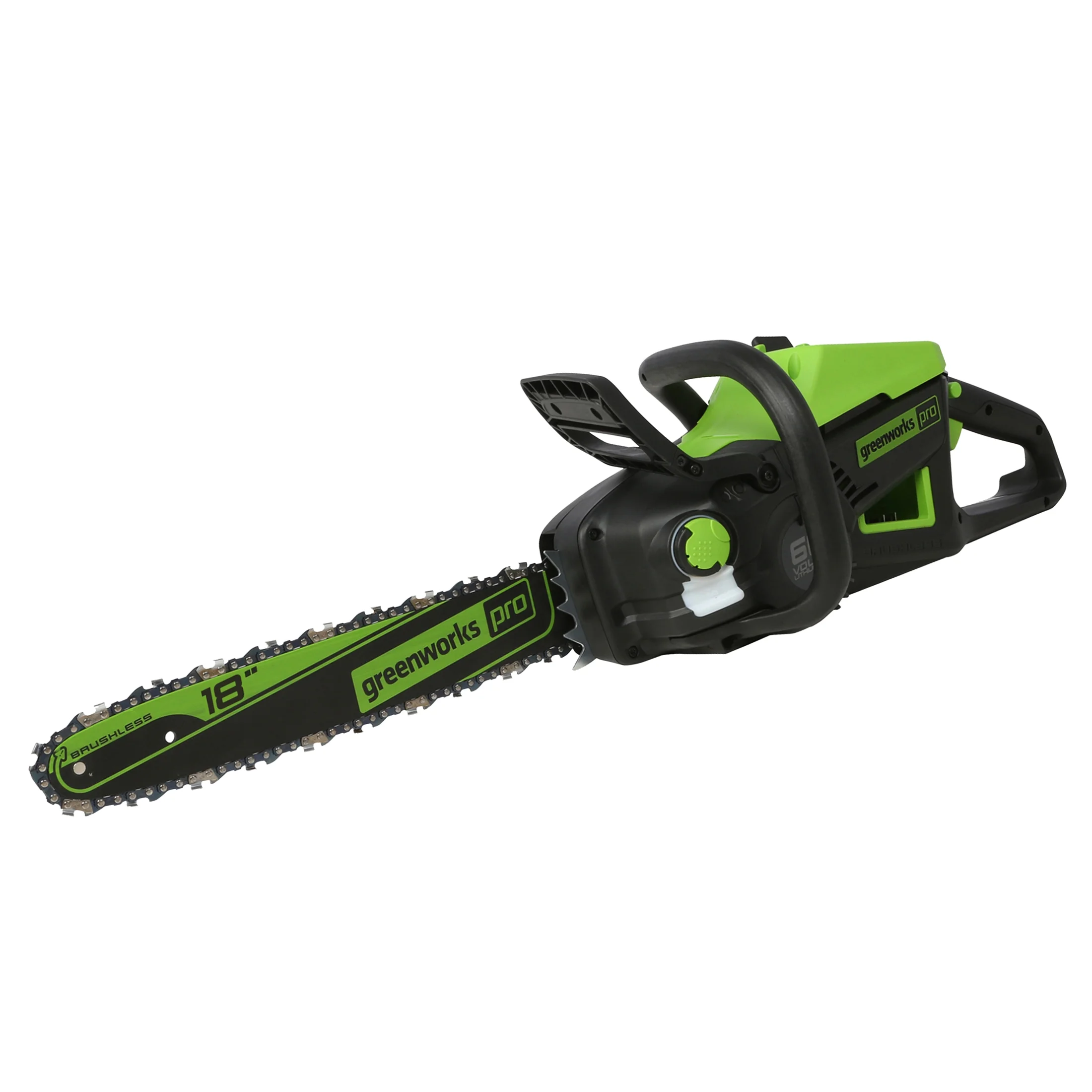 Greenworks 60V 18″ Battery Powered Cordless Chainsaw, Tool Only 2019302T