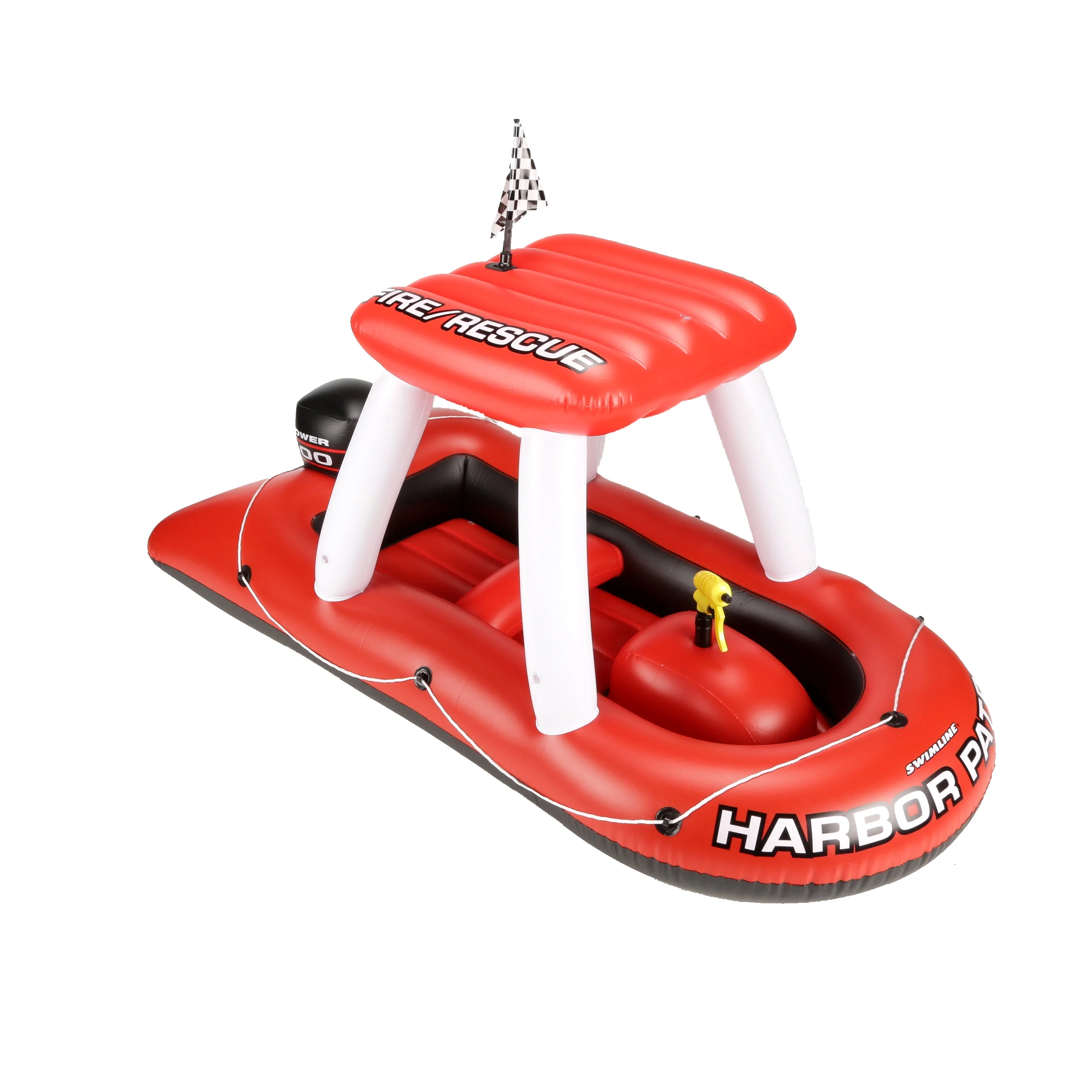 Swimline Water Sports Squirter Inflatable Fireboat Pool Toy