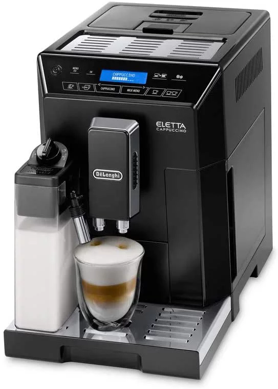 Restored Delonghi ECAM44660B Eletta Plus Cappuccino Espresso Machine, Black (Refurbished)