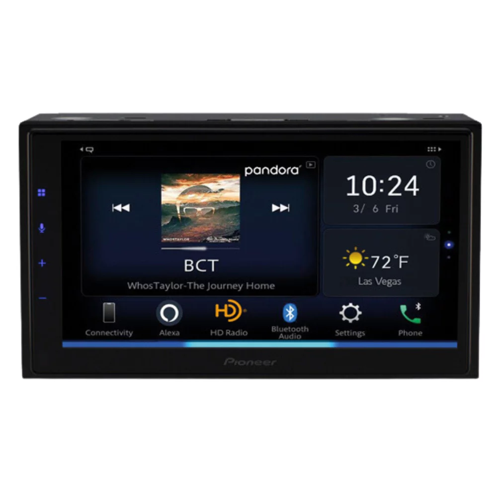 New Pioneer DMH-W4660NEX 6.8″ Multimedia Receiver w/ Bluetooth & Bullet Camera