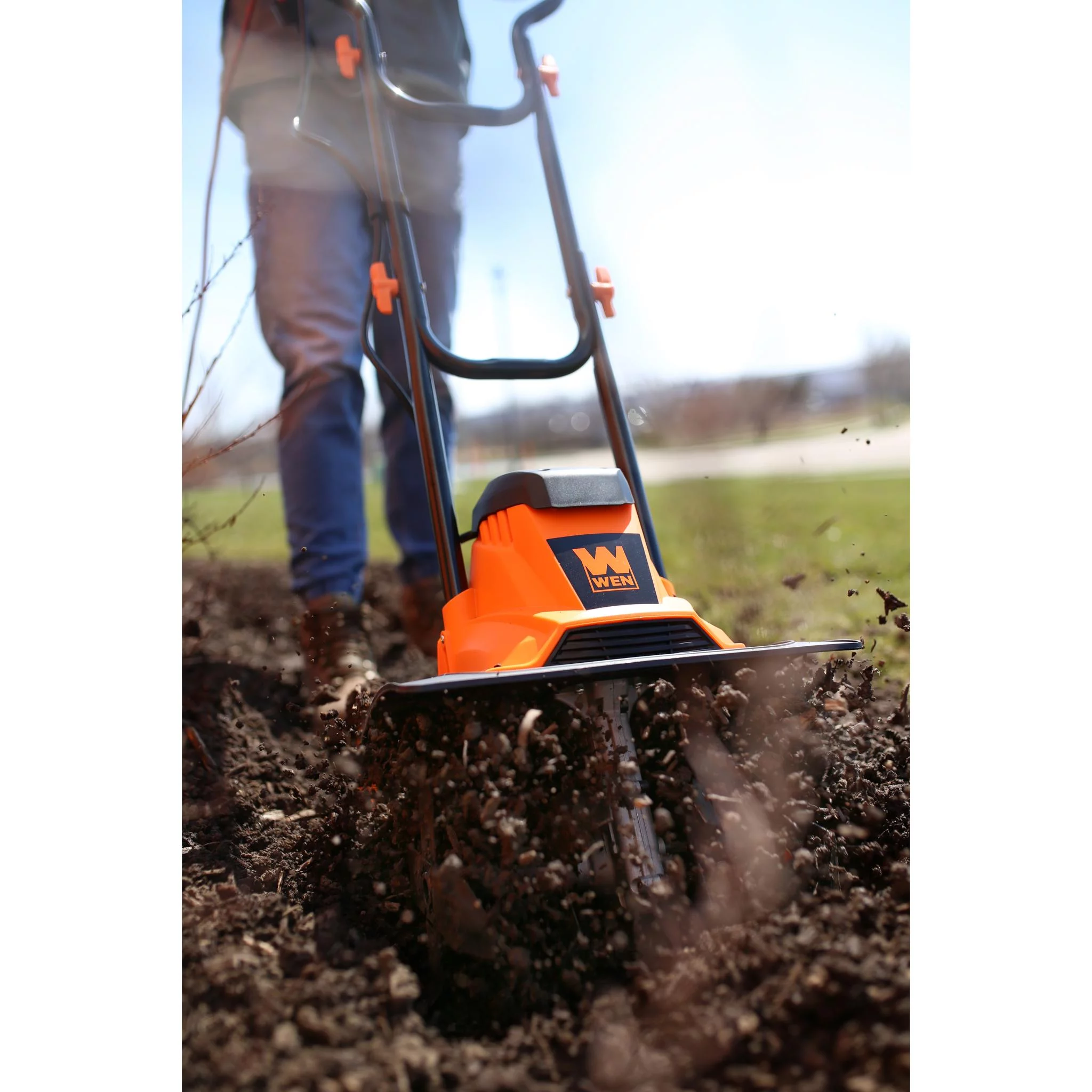 WEN 10-Amp 14-Inch Electric Tiller and Cultivator