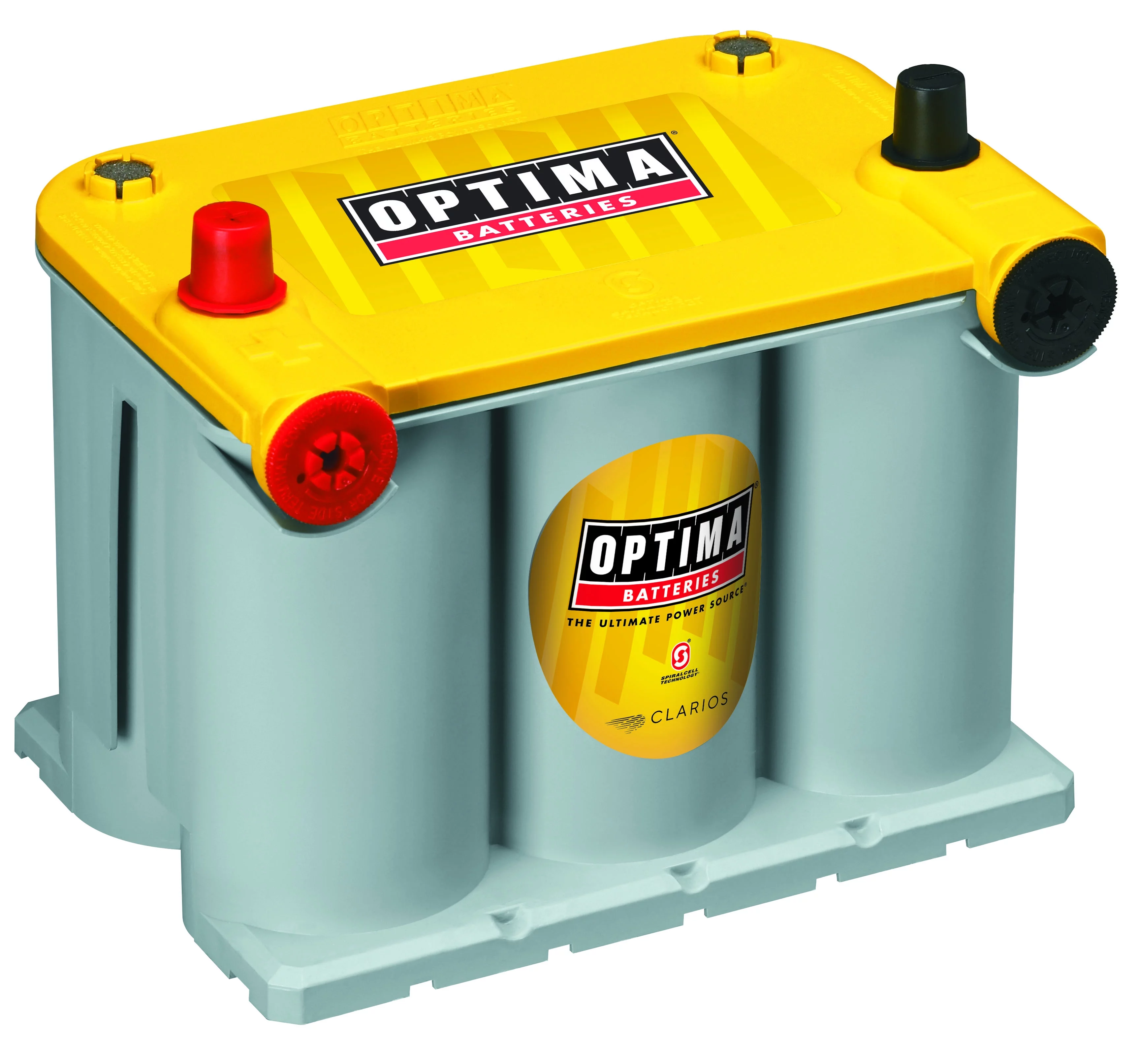 OPTIMA YellowTop AGM Spiralcell Dual Purpose Battery, Group Size 75/25, 12 Volt 620 CCA