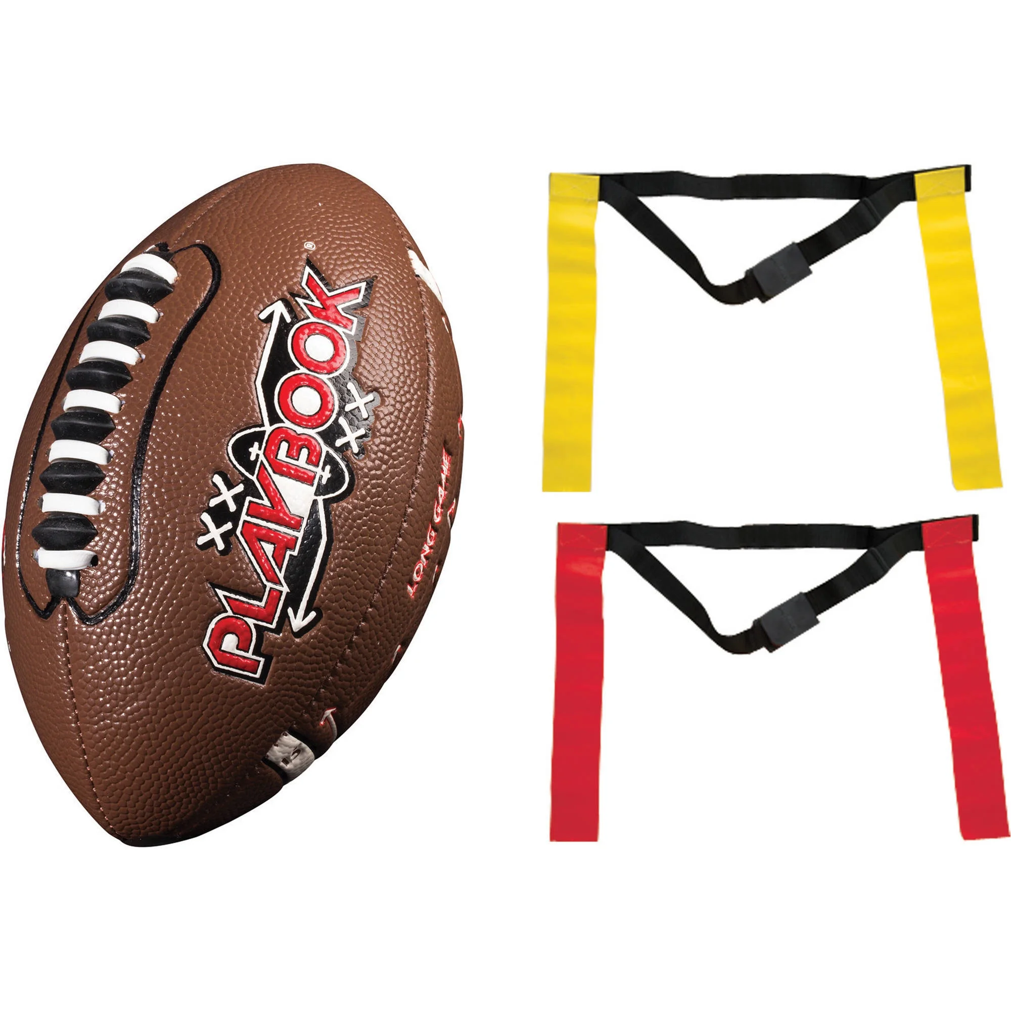 Franklin Sports Flag Football Set – 10 Player Set with Belts + Ball