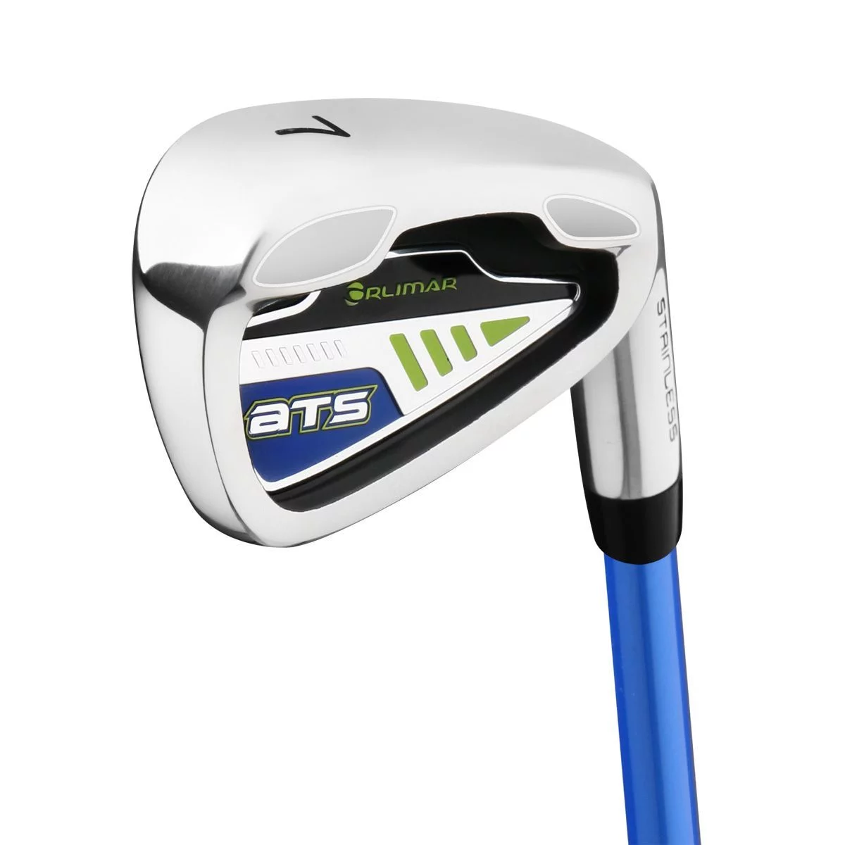 Orlimar ATS Junior Boys’ Blue/Lime Series #7 Iron (RH Ages 5-8)