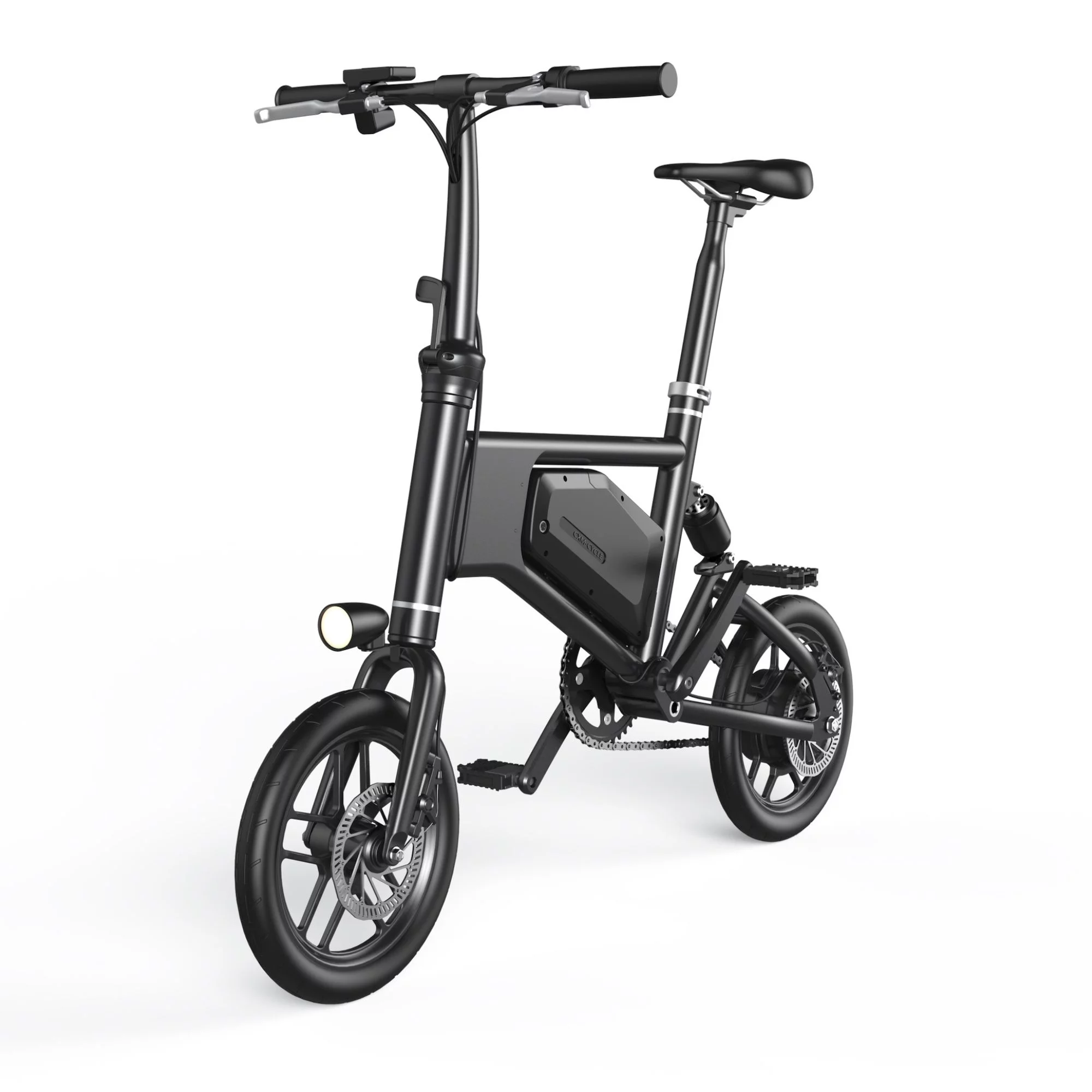 GlareWheel EB-X5 Foldable Electric Bike – Black