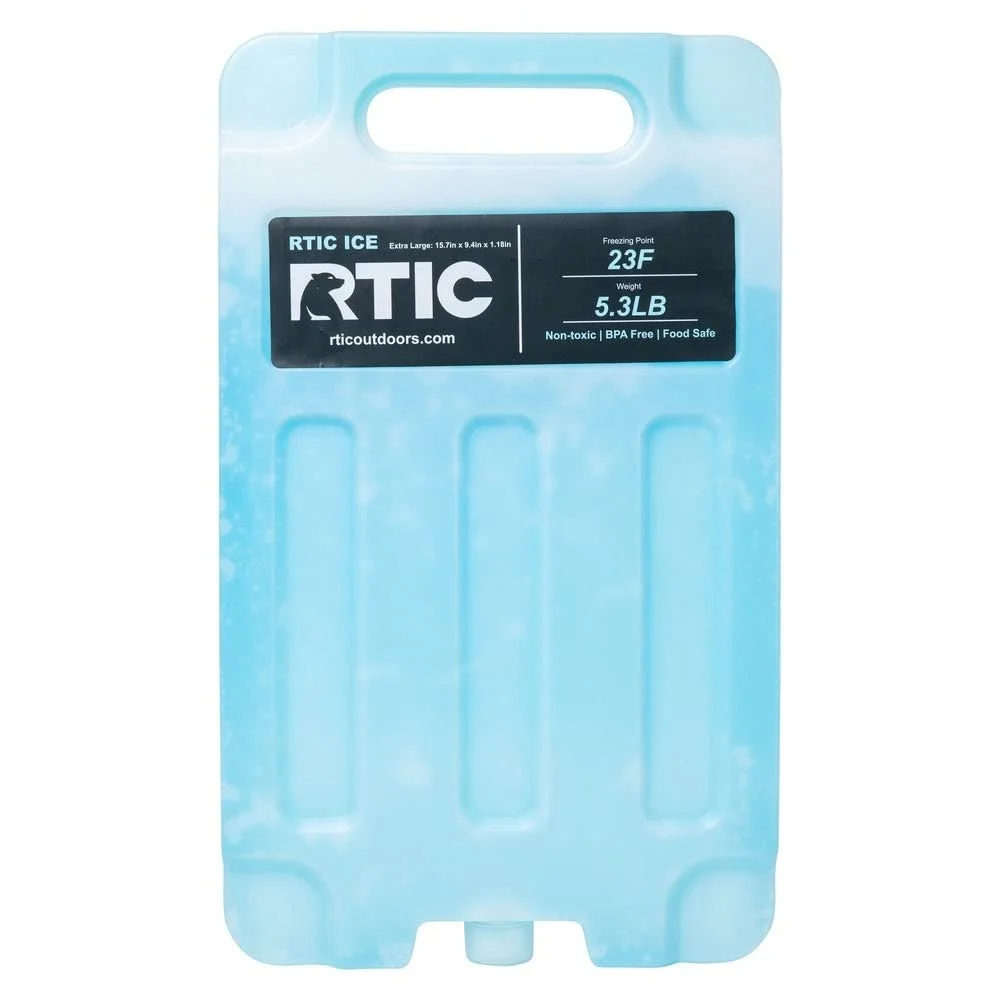 RTIC Ice Pack Refreezable and Reusable Cooler Ice Pack with Break-Resistant Design, Medium (2 Pack)