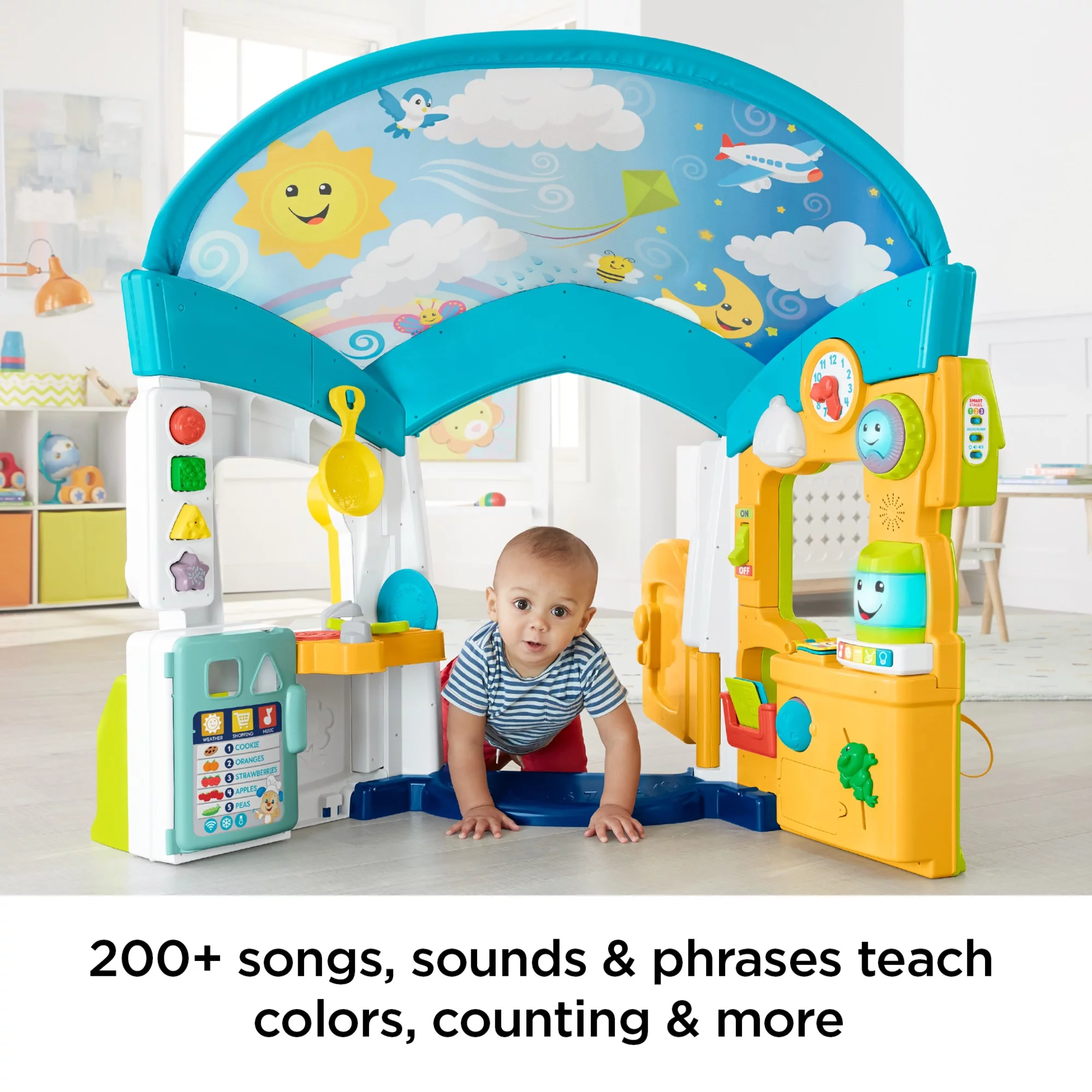 Fisher-Price Laugh & Learn Playhouse Educational Toy for Babies & Toddlers, Smart Learning Home