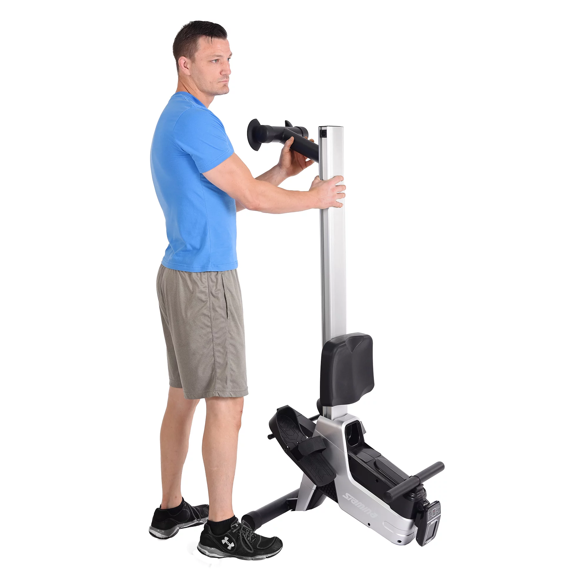 Stamina Rower 1130, 16 Levels Magnetic Resistance, Heart Rate Monitor, 250 lb. Weight Limit