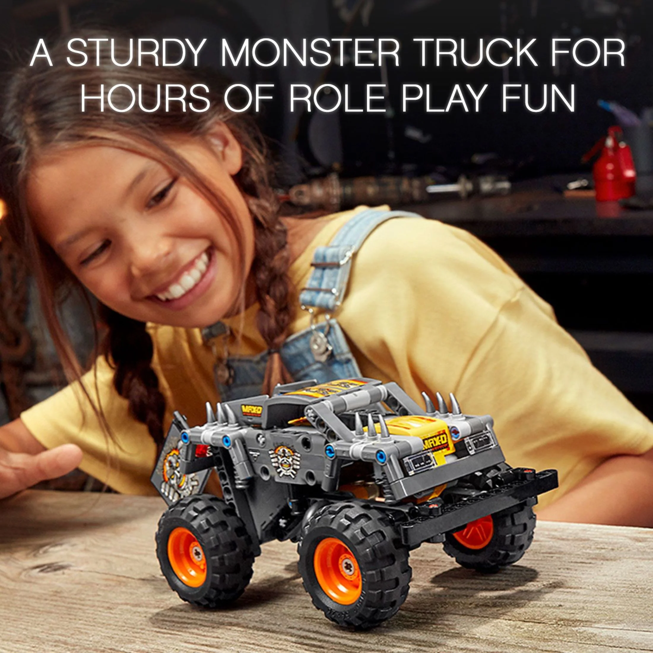 LEGO Technic Monster Jam Max-D 42119 Model Kit for Kids Who Love Monster Trucks (230 Pieces)