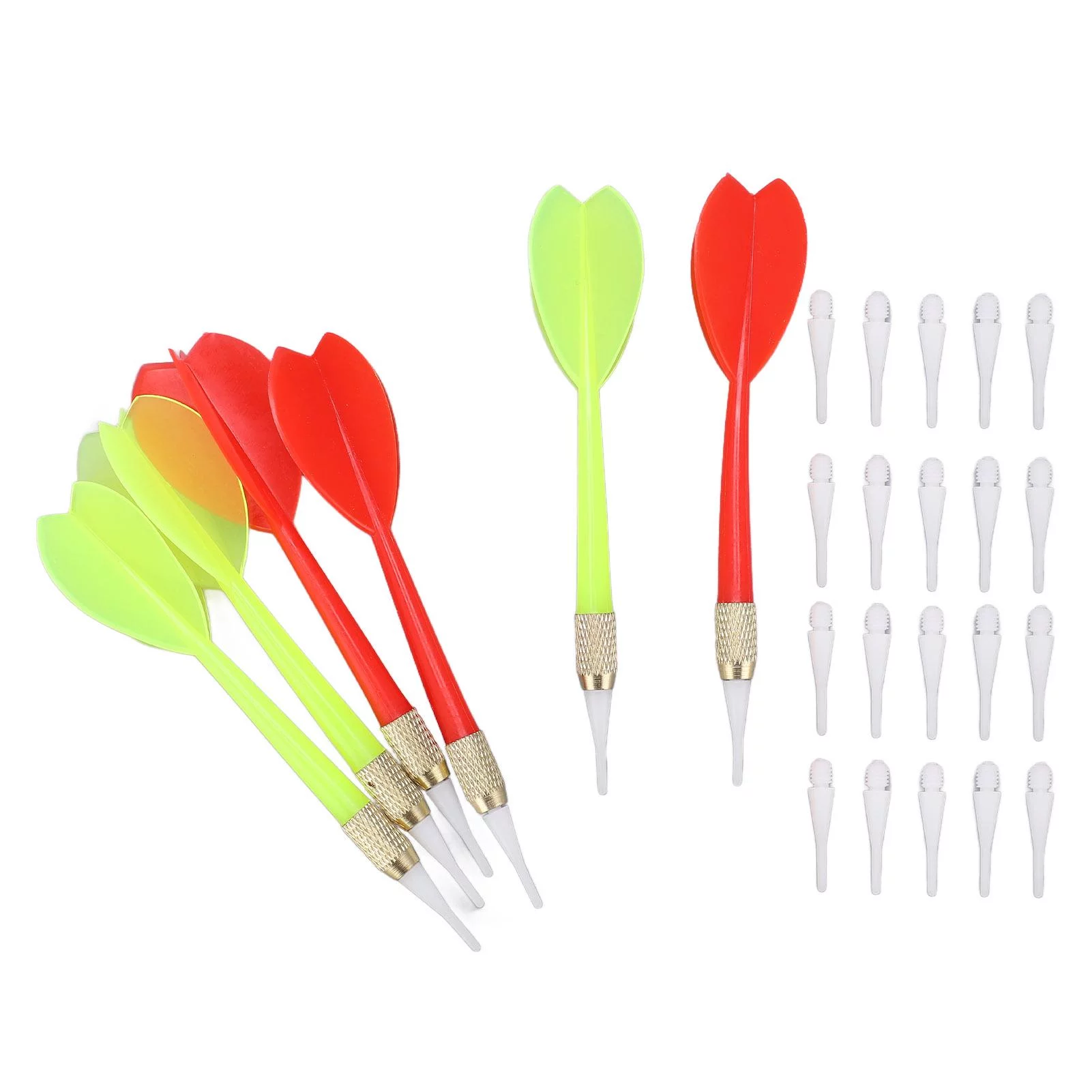 BuyWeek Excellent Darts Set Interesting Safety Toys 2 Installation Methods Complete Dart Game Gift for Office Relaxing Sport & Family Leisure Time