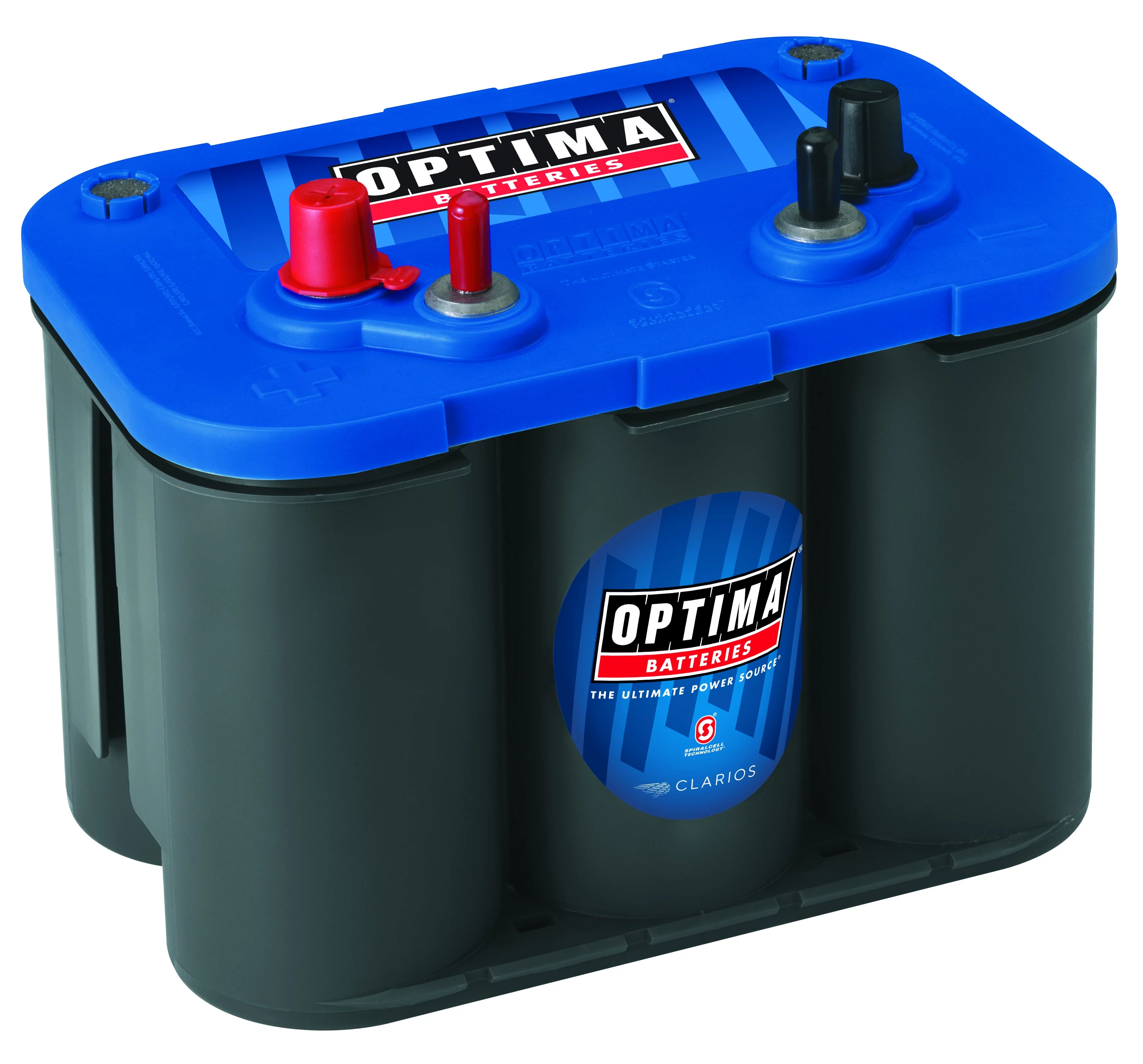 OPTIMA BlueTop AGM Spiralcell Marine Battery, Group Size 34M 12 Volt, 800 CCA