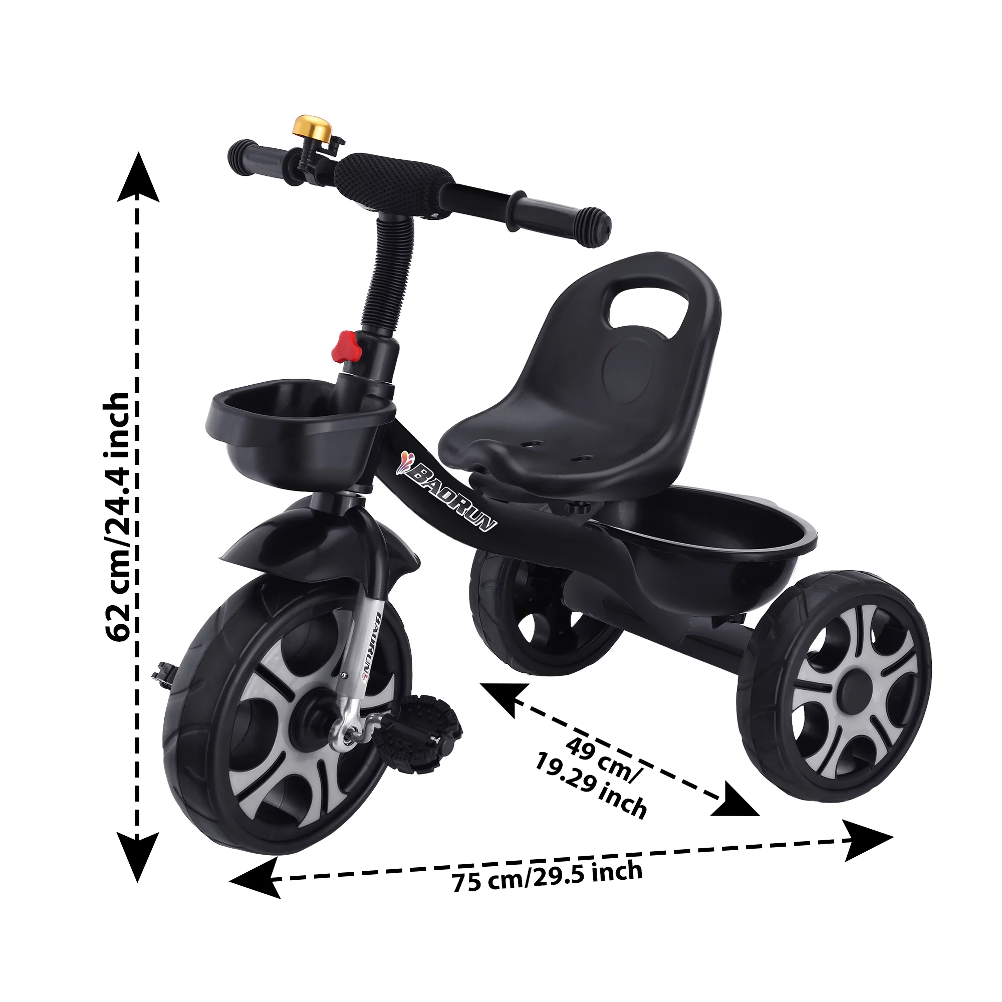 Balance Bike for Toddlers Age 3-5 Year Old, Indoor Outdoor Kids Bikes, Ride-on Toys for Kids, Birthday Gift for Boys Girls