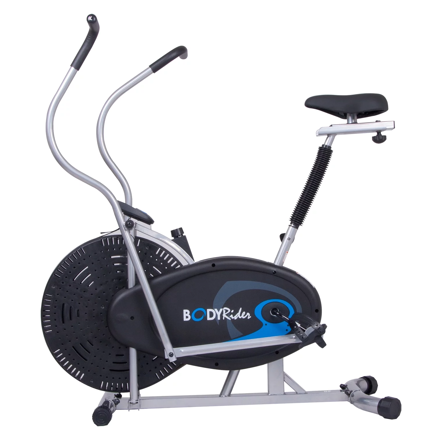 Body Rider Upright Exercise Fan Bike with Updated Softer Seat for Home Gym BRF750, Max. Weight 250 Lbs.