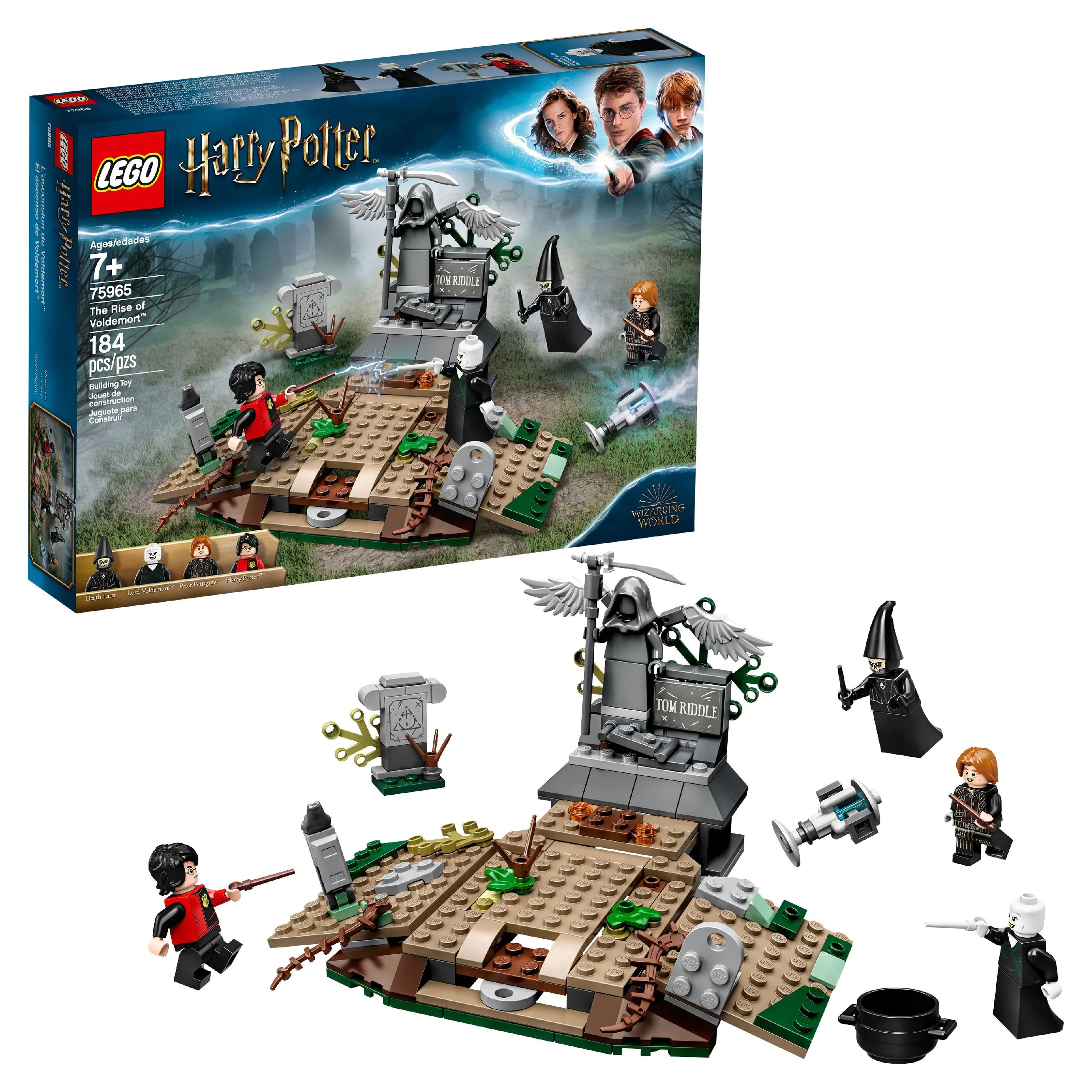 LEGO Harry Potter The Rise of Voldemort 75965 Wizard Battle Action Set (184 Pieces)