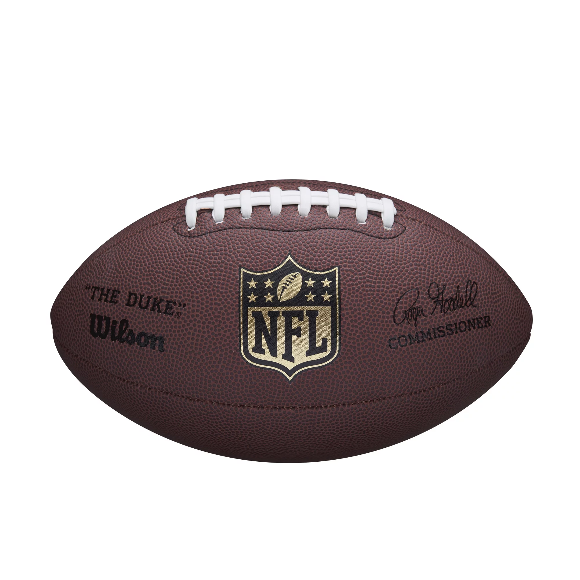 Wilson NFL “The Duke” Replica Composite Football, Size: Official