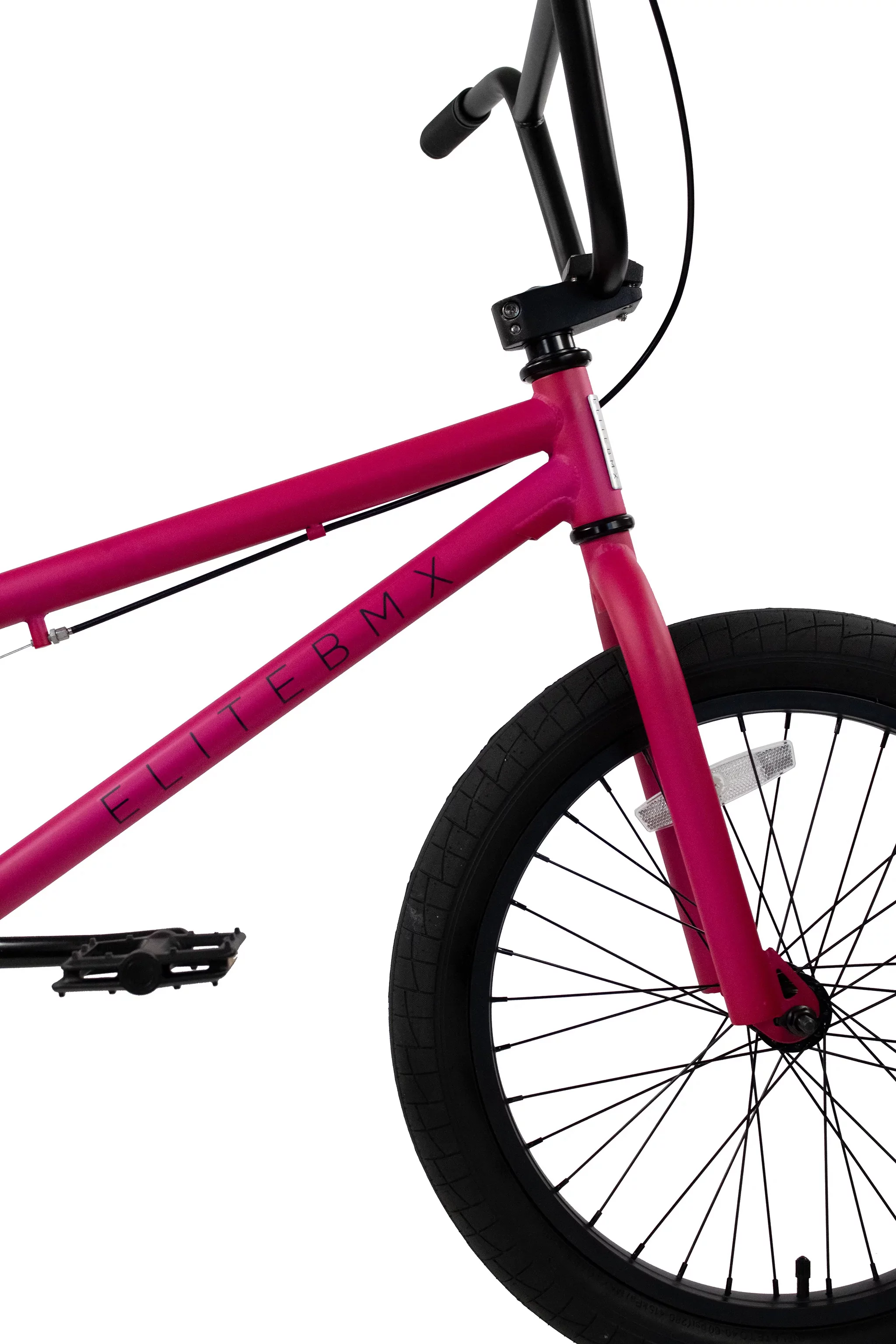 Elite BMX Bike Stealth 20-in Kids Bike, (Ages 5 to 8), Hottie-Pink