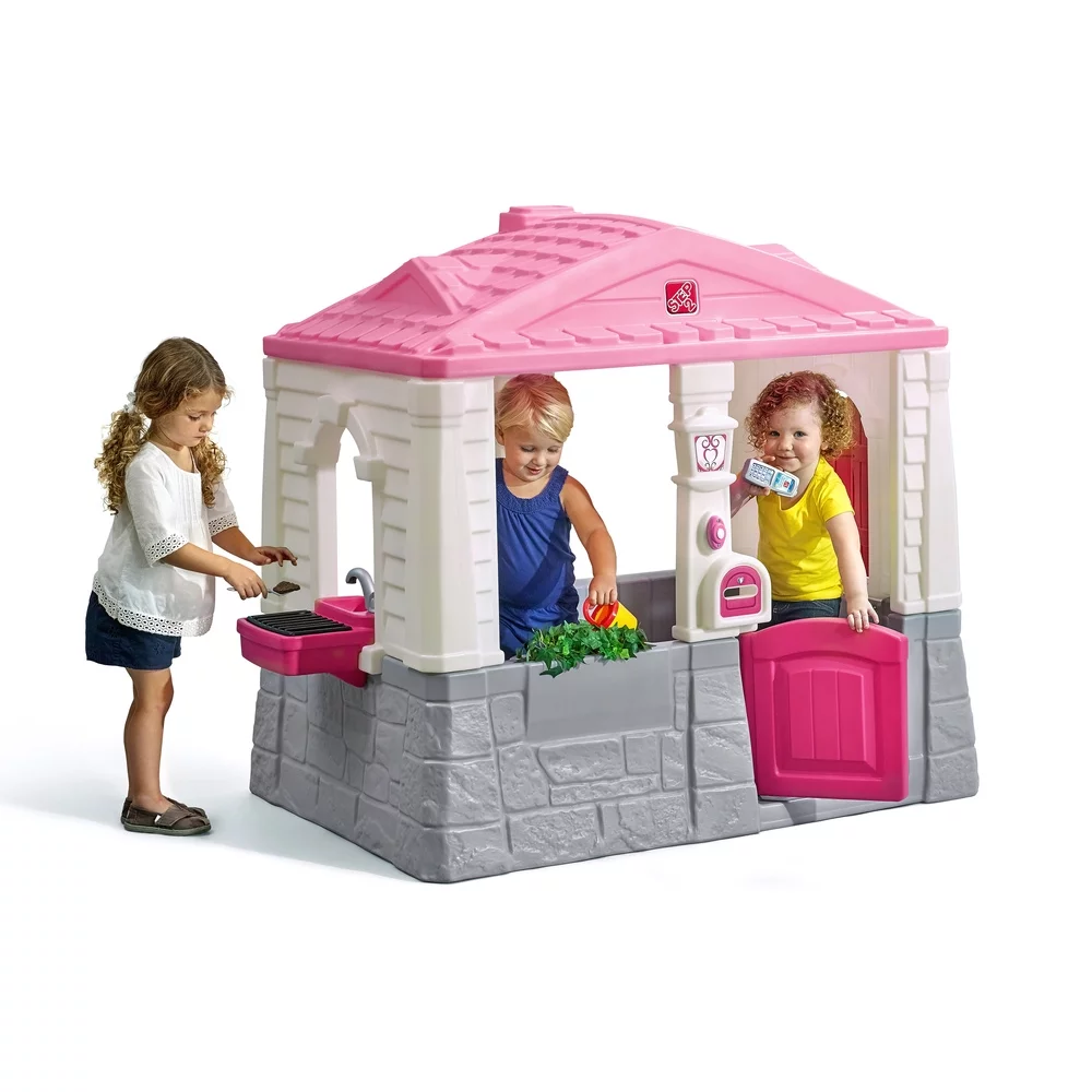 Step2 Neat & Tidy Cottage Playhouse Plastic Kids Outdoor Toys