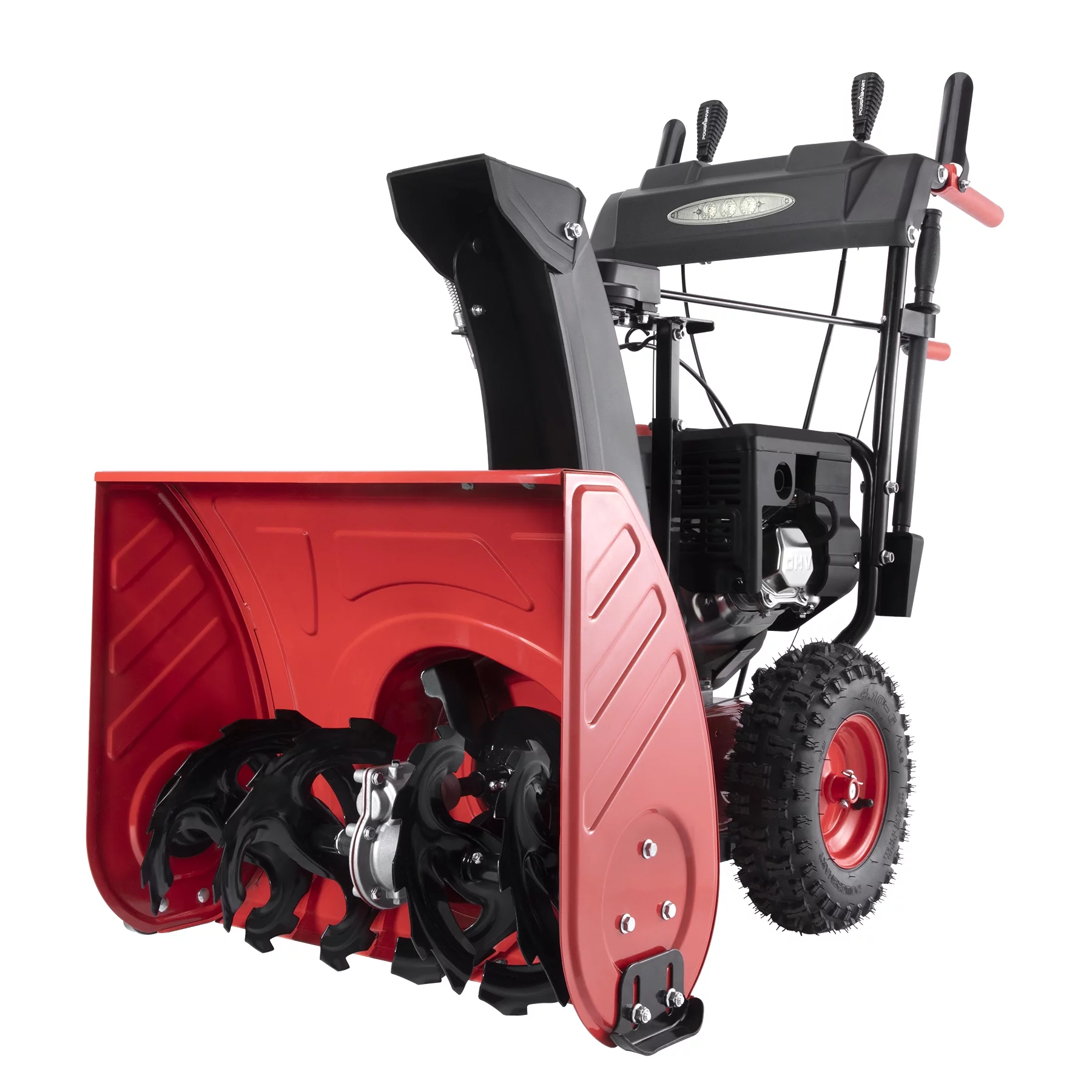 PowerSmart Gas Snow Blower: 24 in. Two-Stage, Electric Start, 212CC Self-Propelled Snow Blower with LED Headlight