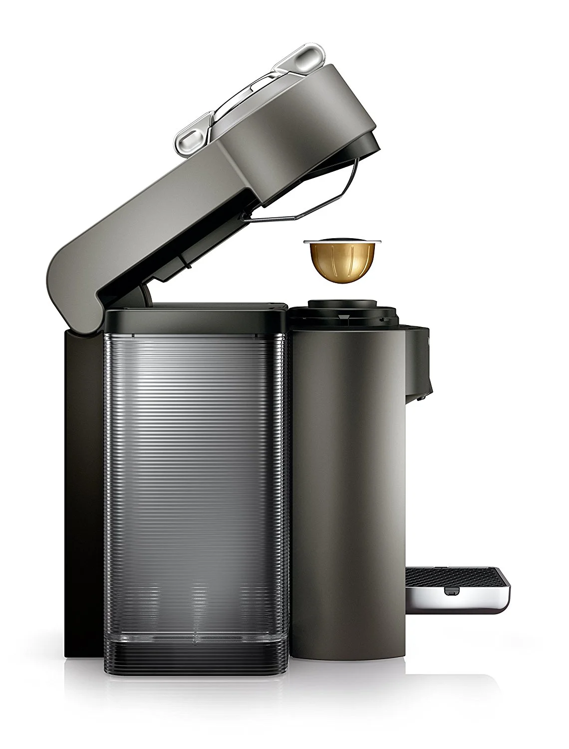 Nespresso Evoluo Coffee and Espresso Machine by De’Longhi with Aerocinno, Titan