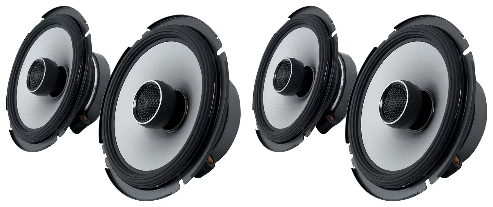 (4) Alpine S2-S65 80 Watt RMS 6.5″ S-Series 2-Way Coaxial Car Audio Speakers