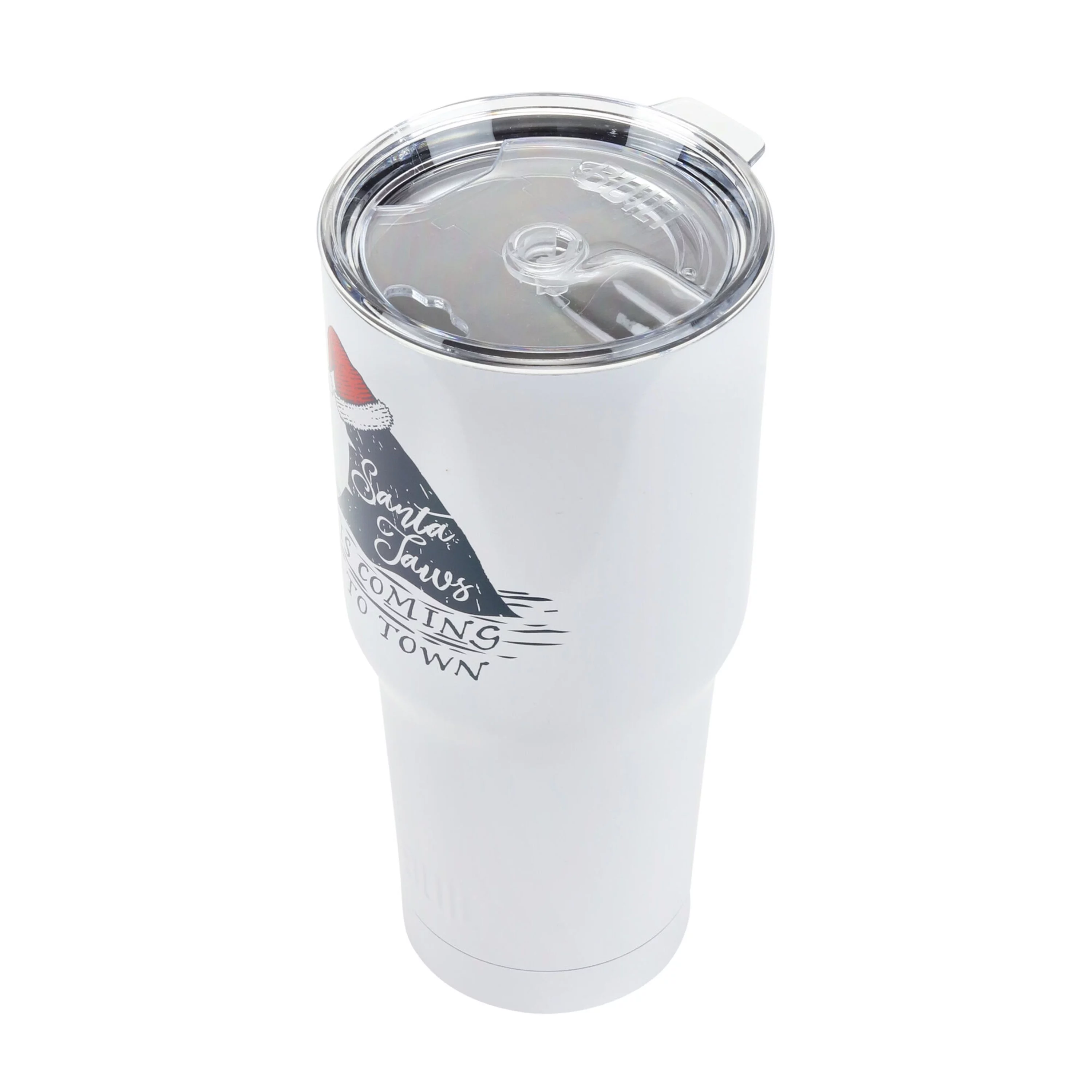 Built Holiday Tumbler 30oz Stainless Steel White