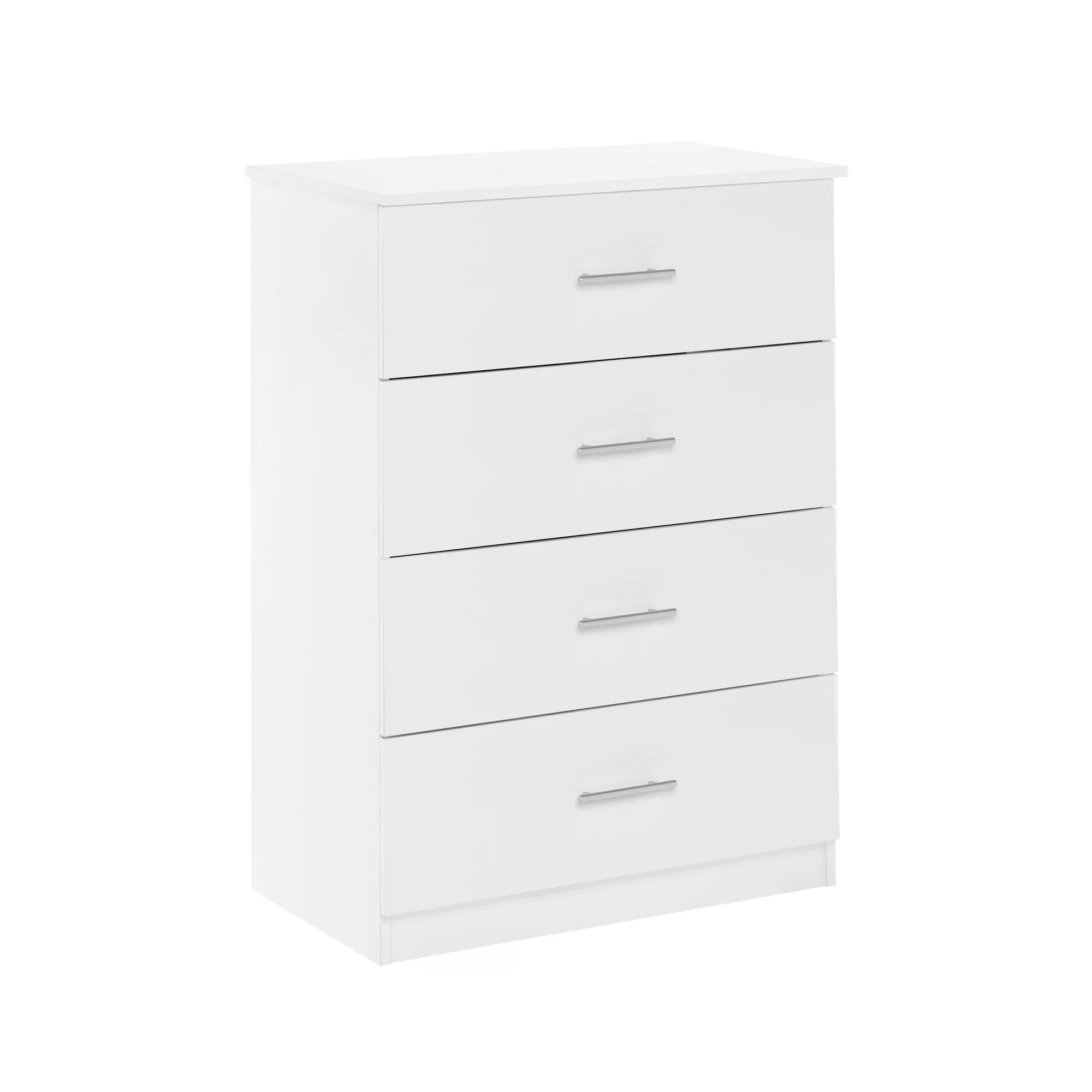 Furinno Tidur Simple Design 4-Drawer Dresser with Handle, Americano