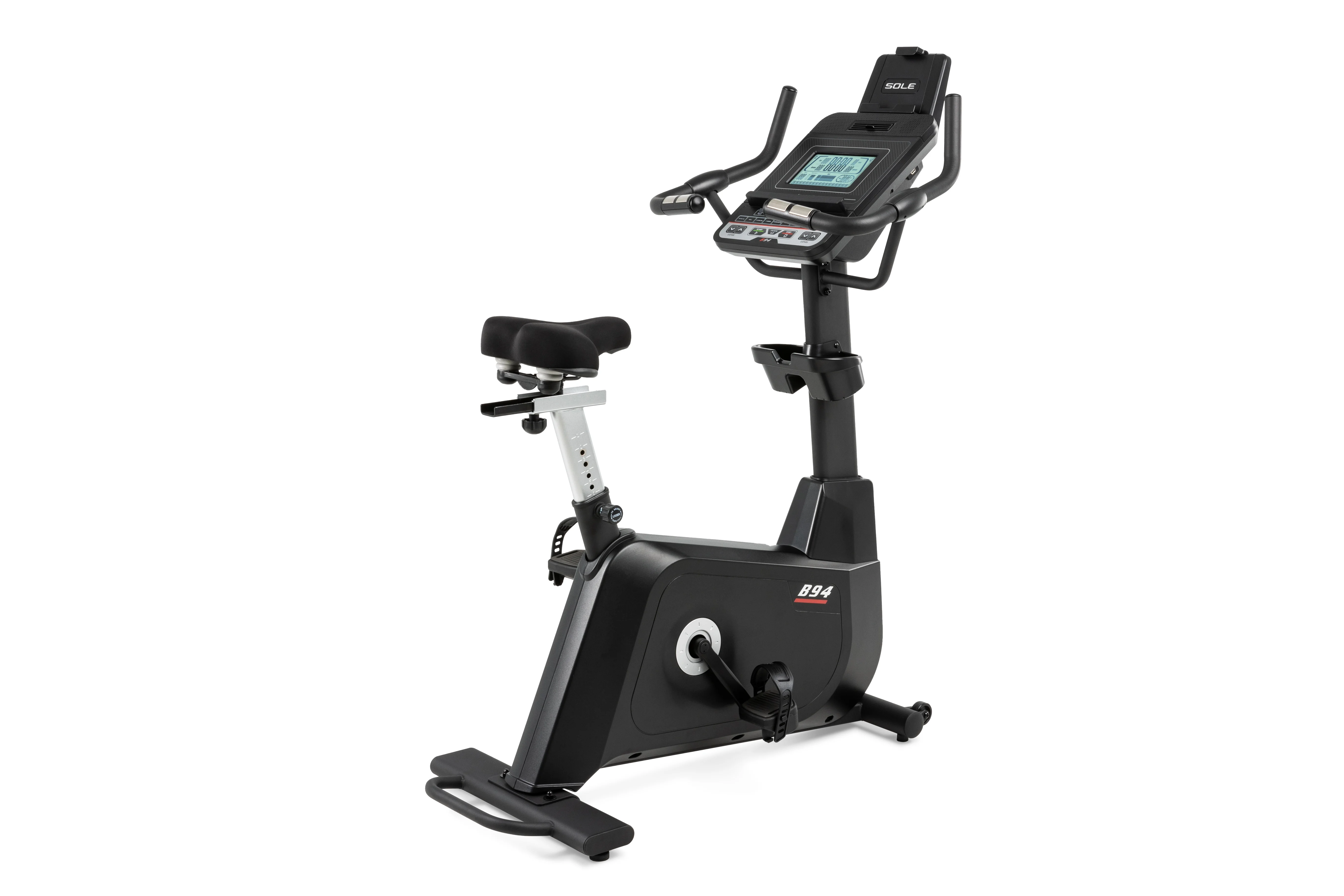 SOLE Fitness B94 Indoor Stationary Upright Adjustable Cycling Bike Cardio Home Exercise Workout Equipment