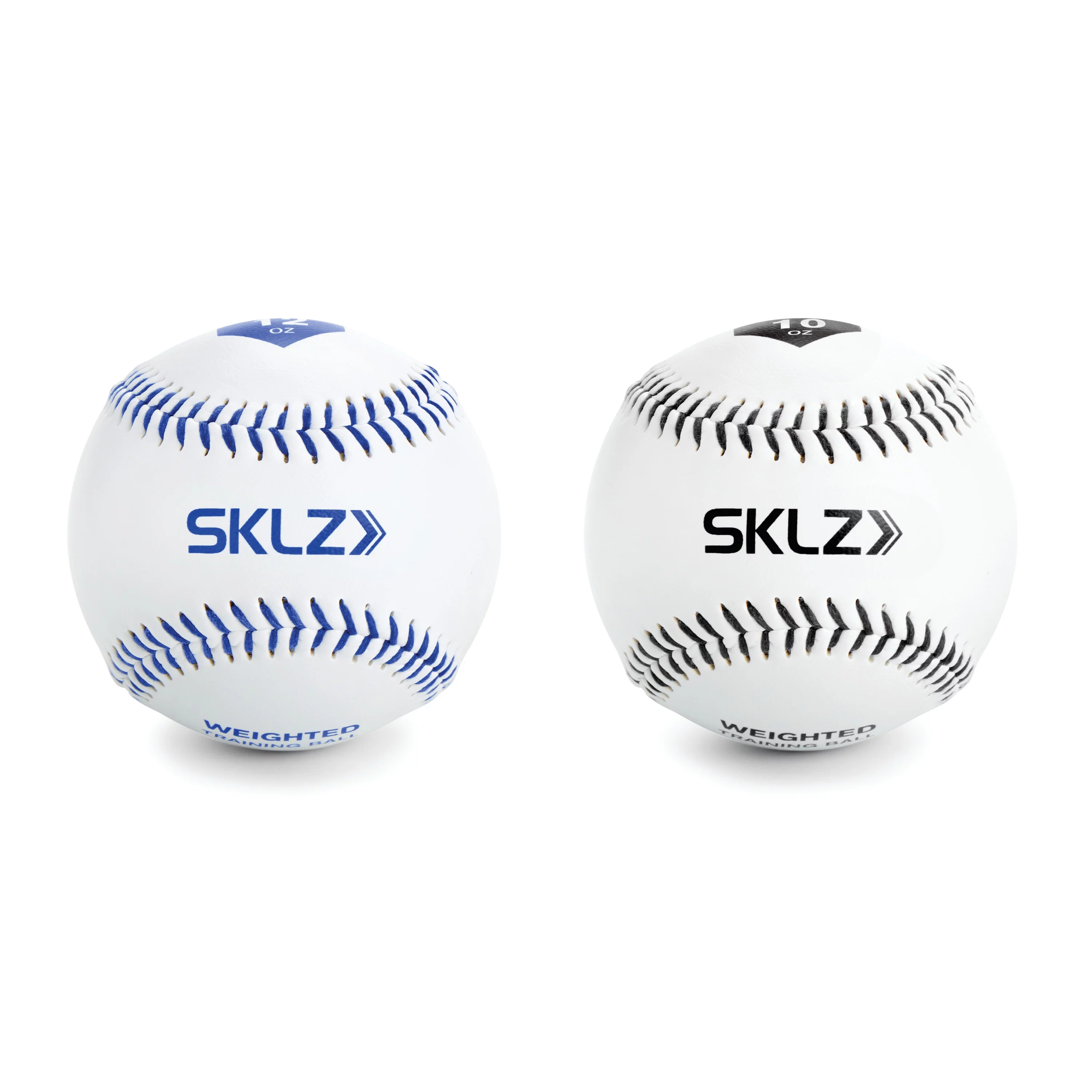 SKLZ Weighted Training Baseballs for Arm Strength Training,10 and 12 OZ, 2 Pack