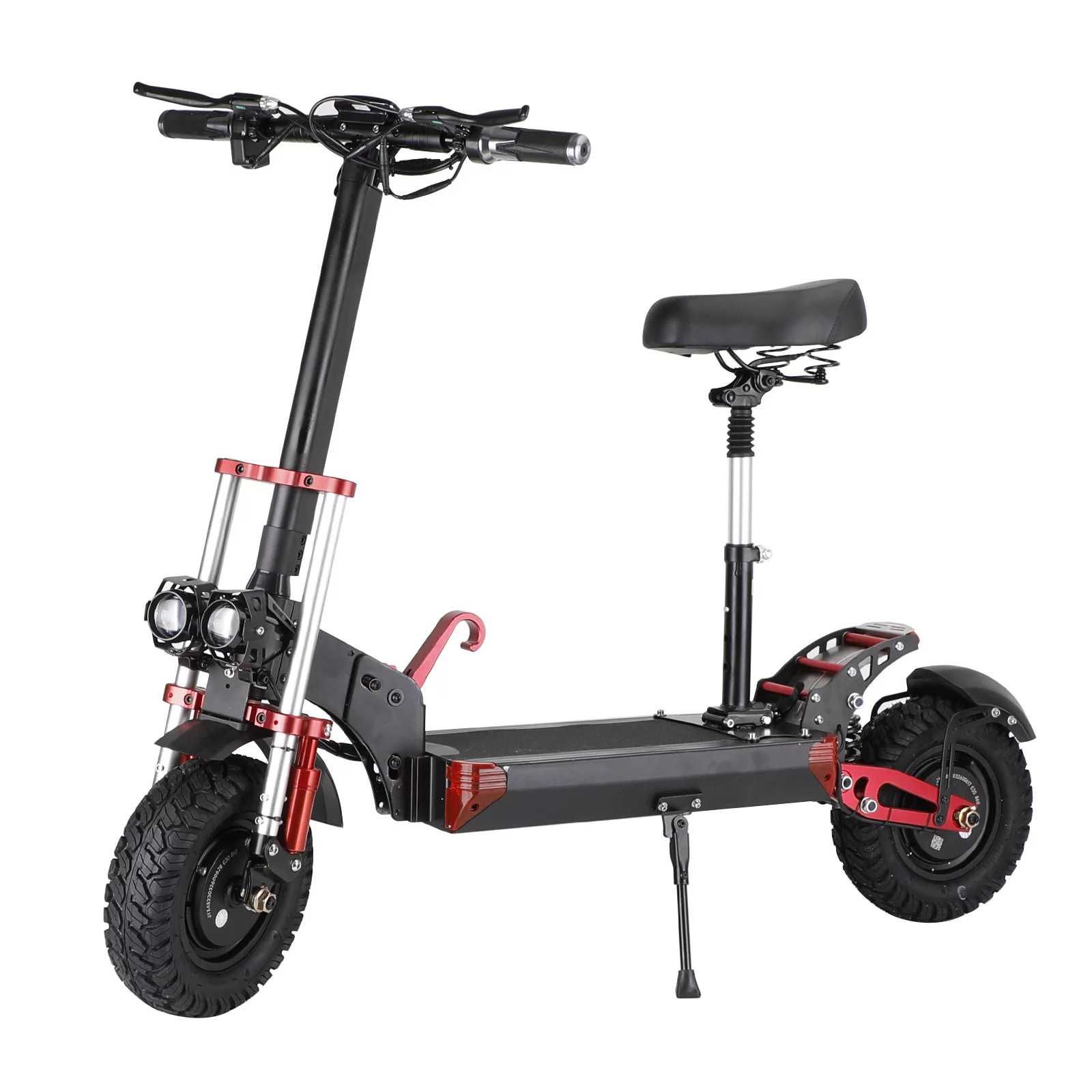 Motor Genic 2000W 21ah off-road alloy electric scooter for adult .With large display screen, constant speed cruise Dual drive 12″ tires