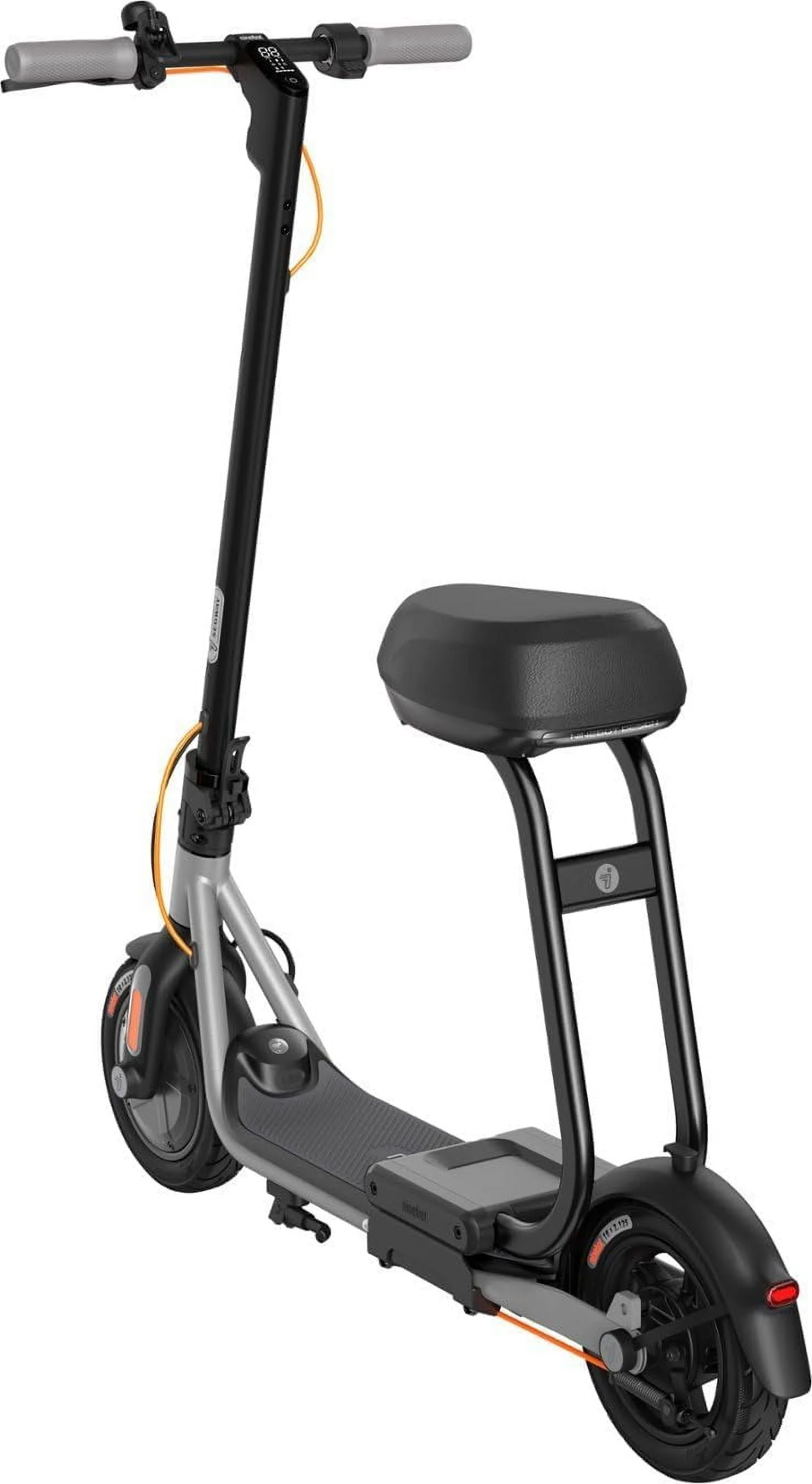 Restored Segway Ninebot D40X KickScooter Plus Seat with 23.6-mile Operating Range – Black (Refurbished)