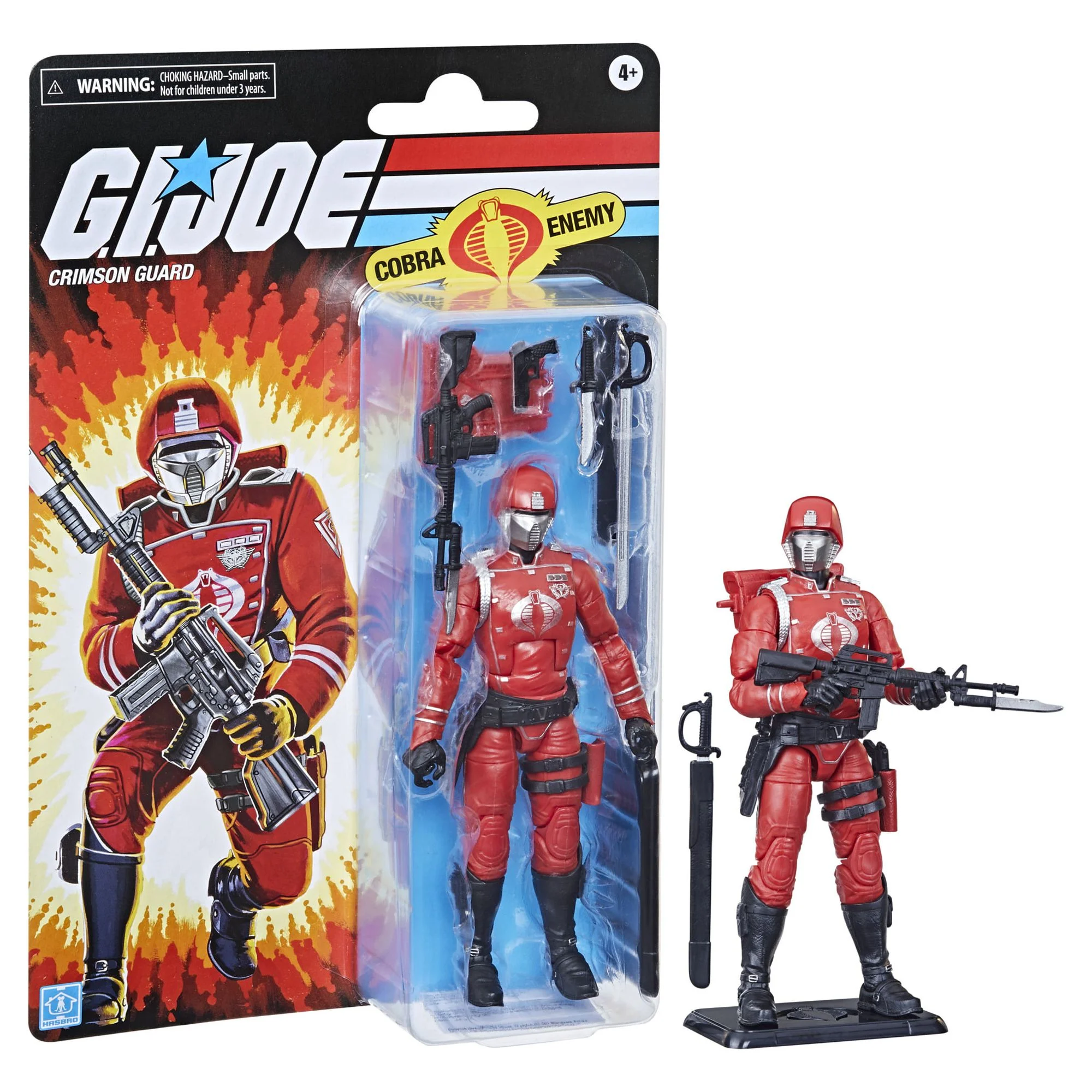 G.I. Joe: Cobra Enemy Crimson Guard Kids Toy Action Figure for Boys and Girls Ages 4 5 6 7 8 and Up (12??)