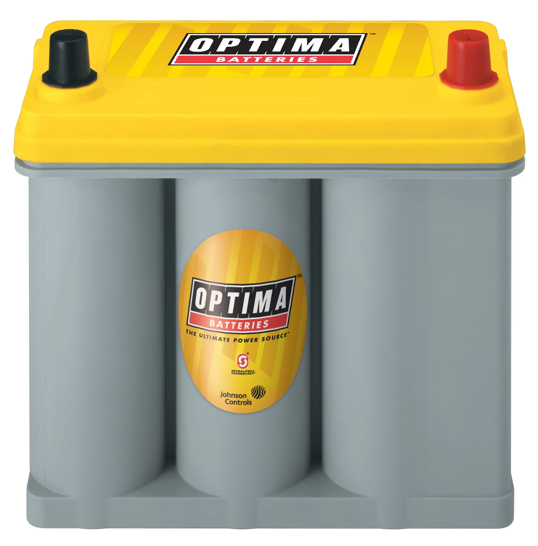 OPTIMA YellowTop AGM Spiralcell Dual Purpose Battery, Group Size 27F, 12 Volt 830 CCA