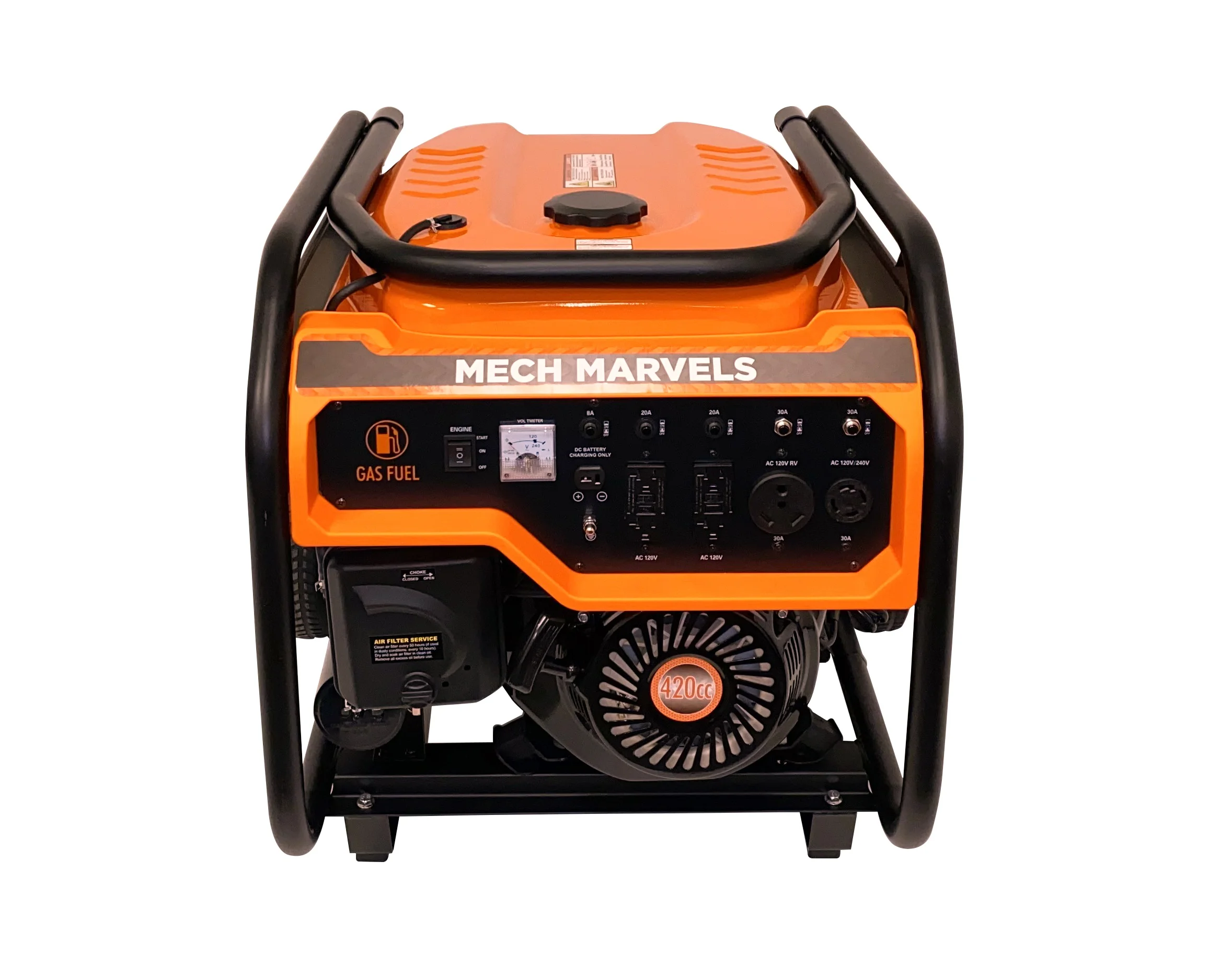 Mech Marvels 9000 Watt Portable Power Generator, Electric Start, CARB Compliant, MM9350E