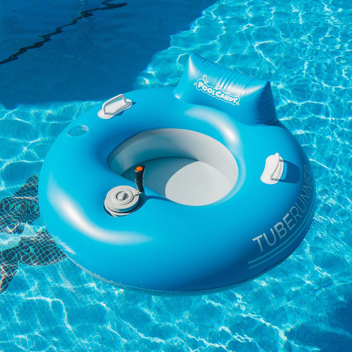 PoolCandy Tube Runner Motorized Pool Tube with Built-In Throttle