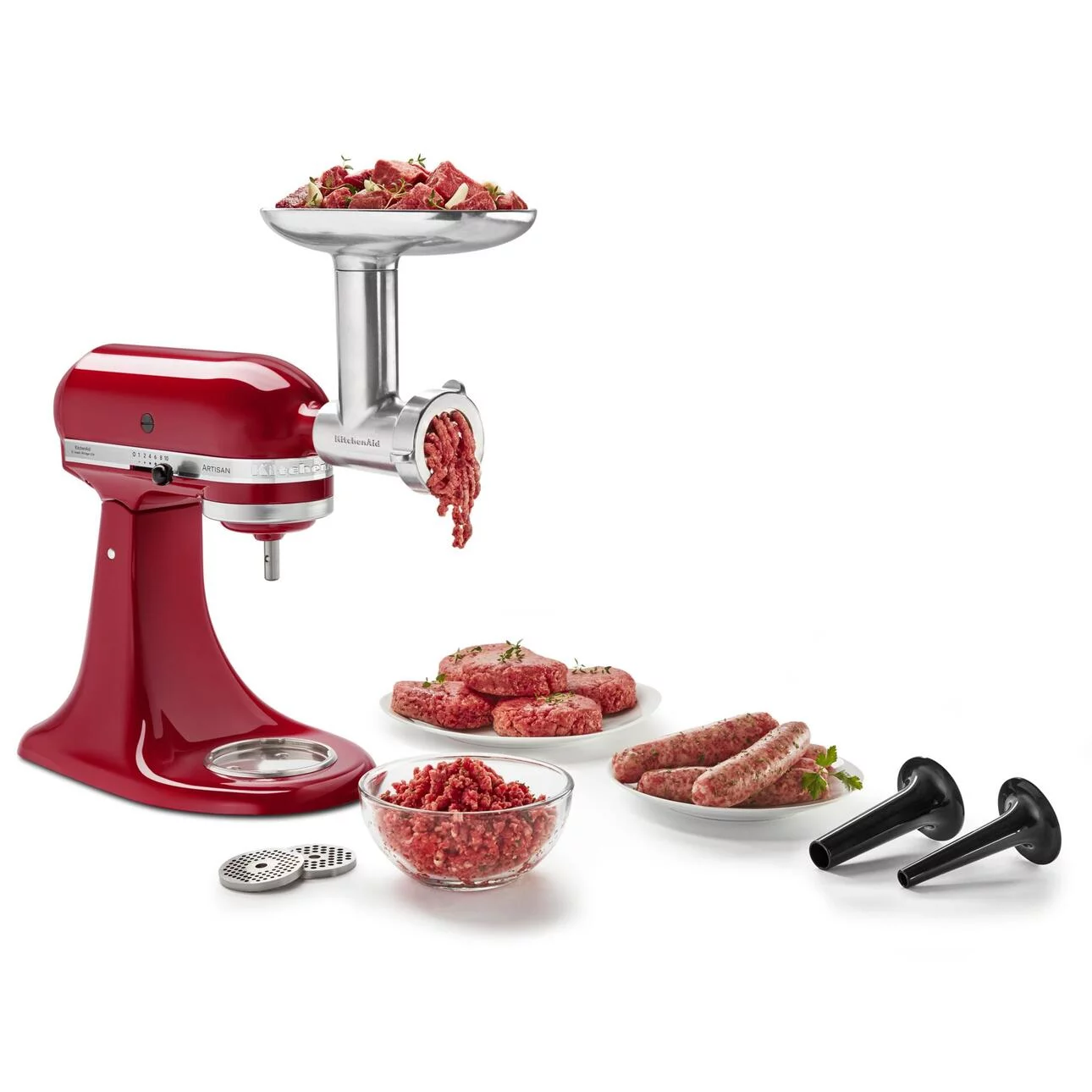 KitchenAid Metal Food Grinder Attachment – KSMMGA