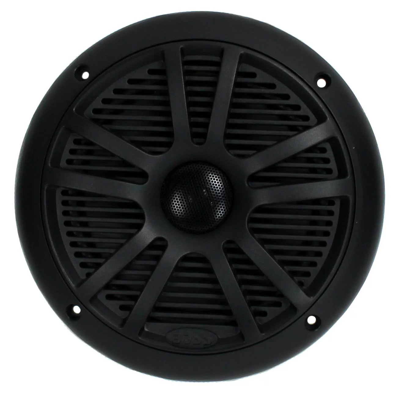 BOSS 6.5″ 360W Dual Cone Black Marine Boat Outdoor Audio Speakers, 4pk | MR6B