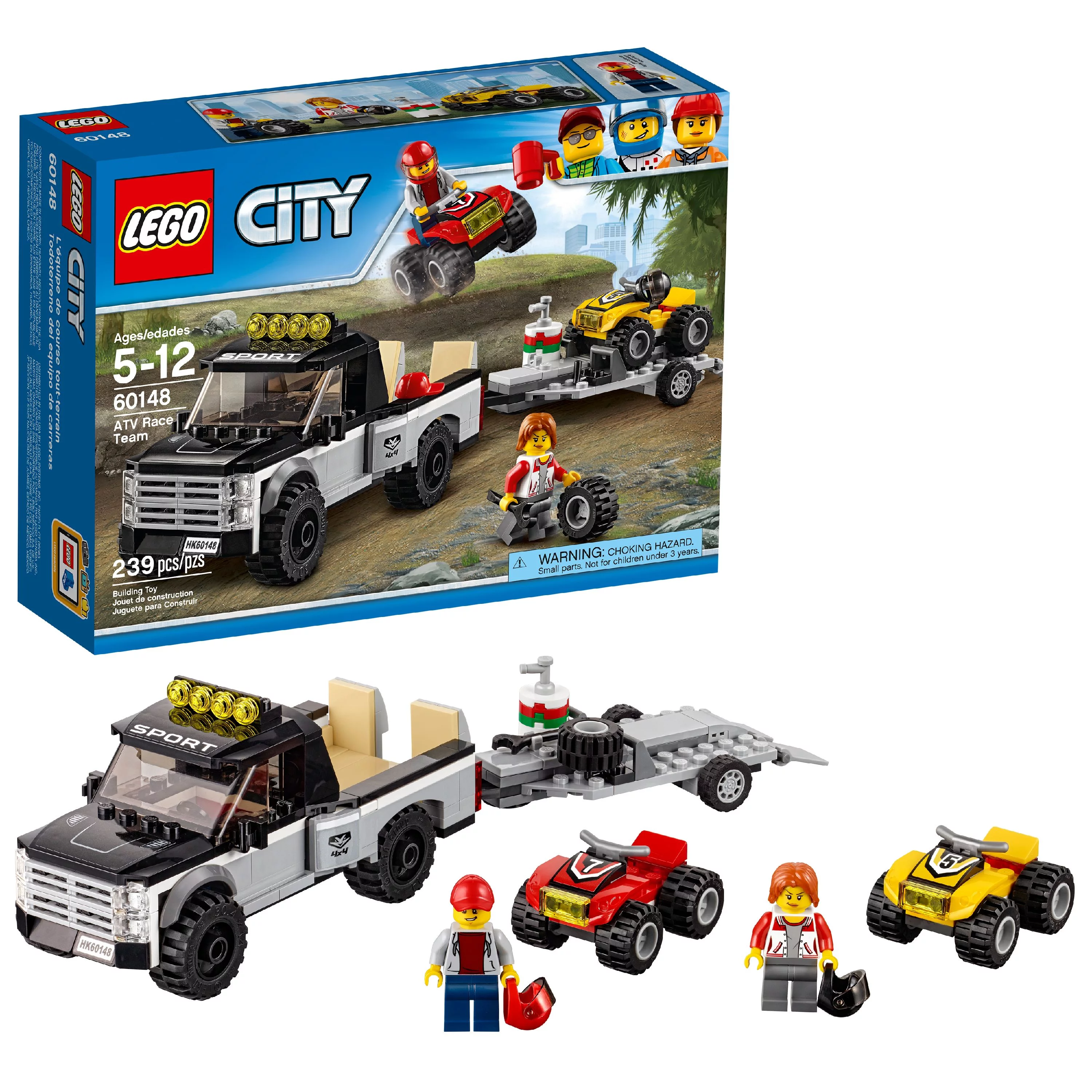 LEGO 6174483 City ATV Race Team 60148 Best Toy