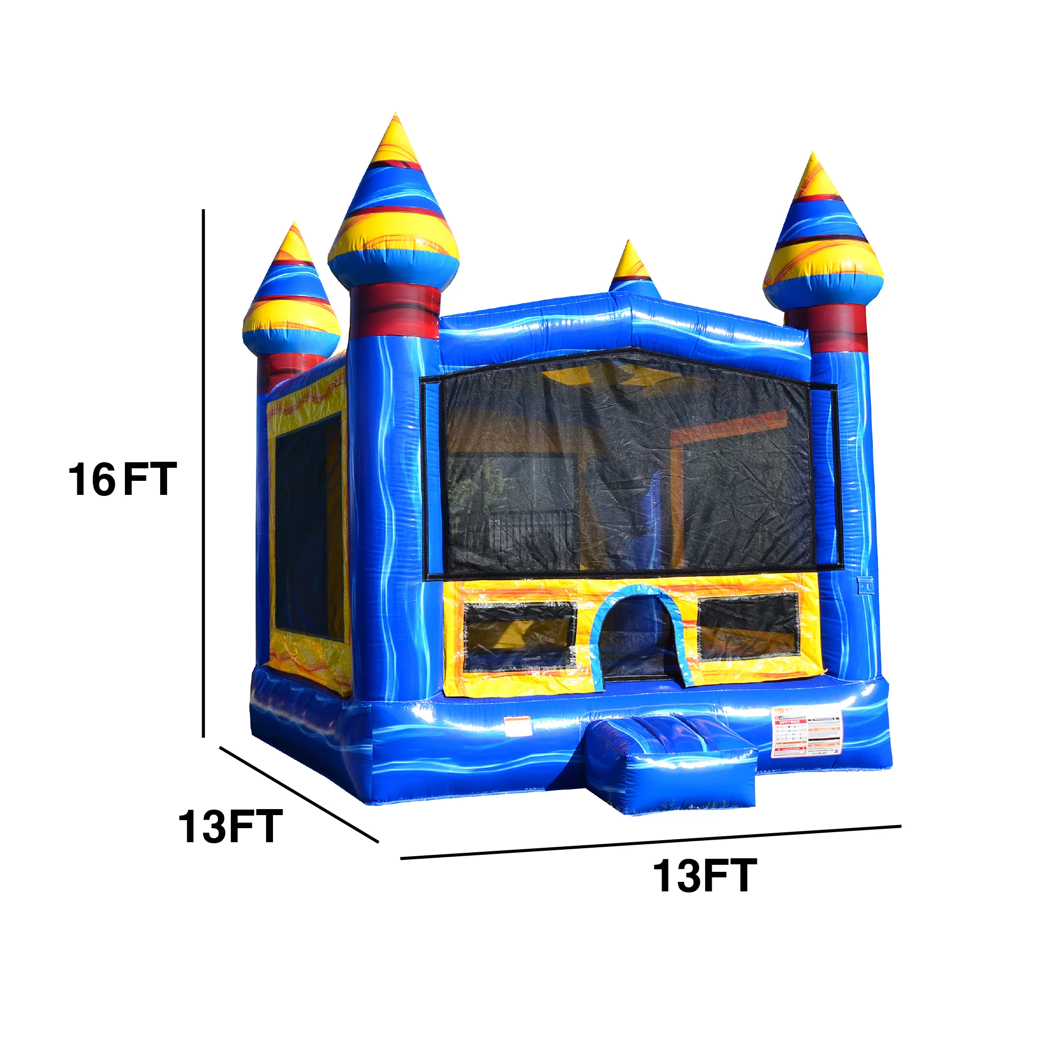 JumpOrange Melting Artic Commercial Grade Bounce House with Blower 13×13 for Kids and Adults