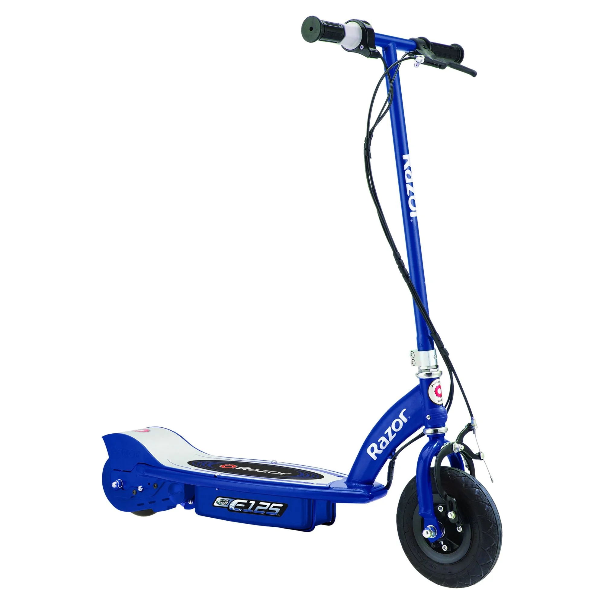 Razor E125 24V Motorized Battery Powered Electric Scooter, Blue (2 Pack)