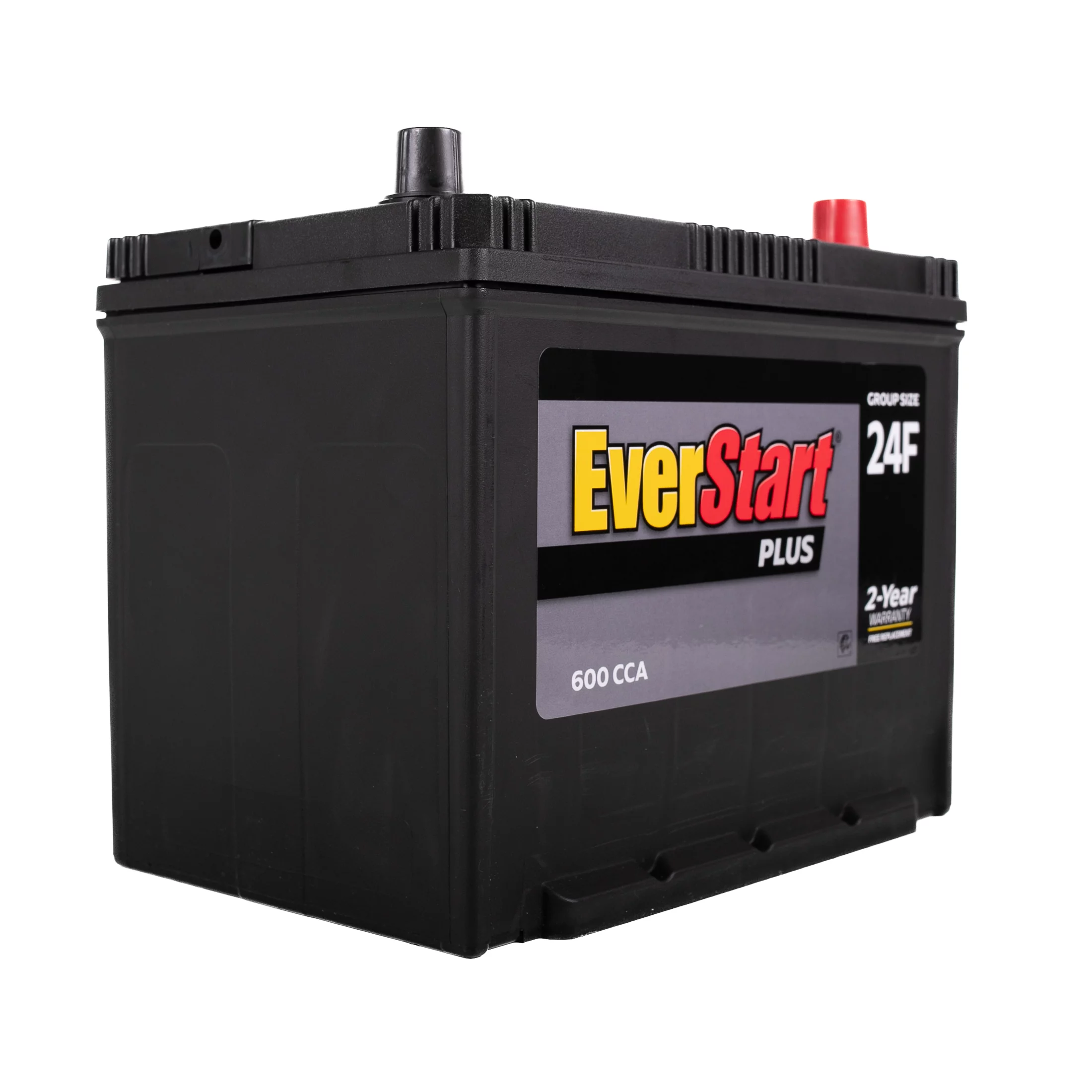 EverStart Plus Lead Acid Automotive Battery Group Size 24F (12 Volt/600 CCA)