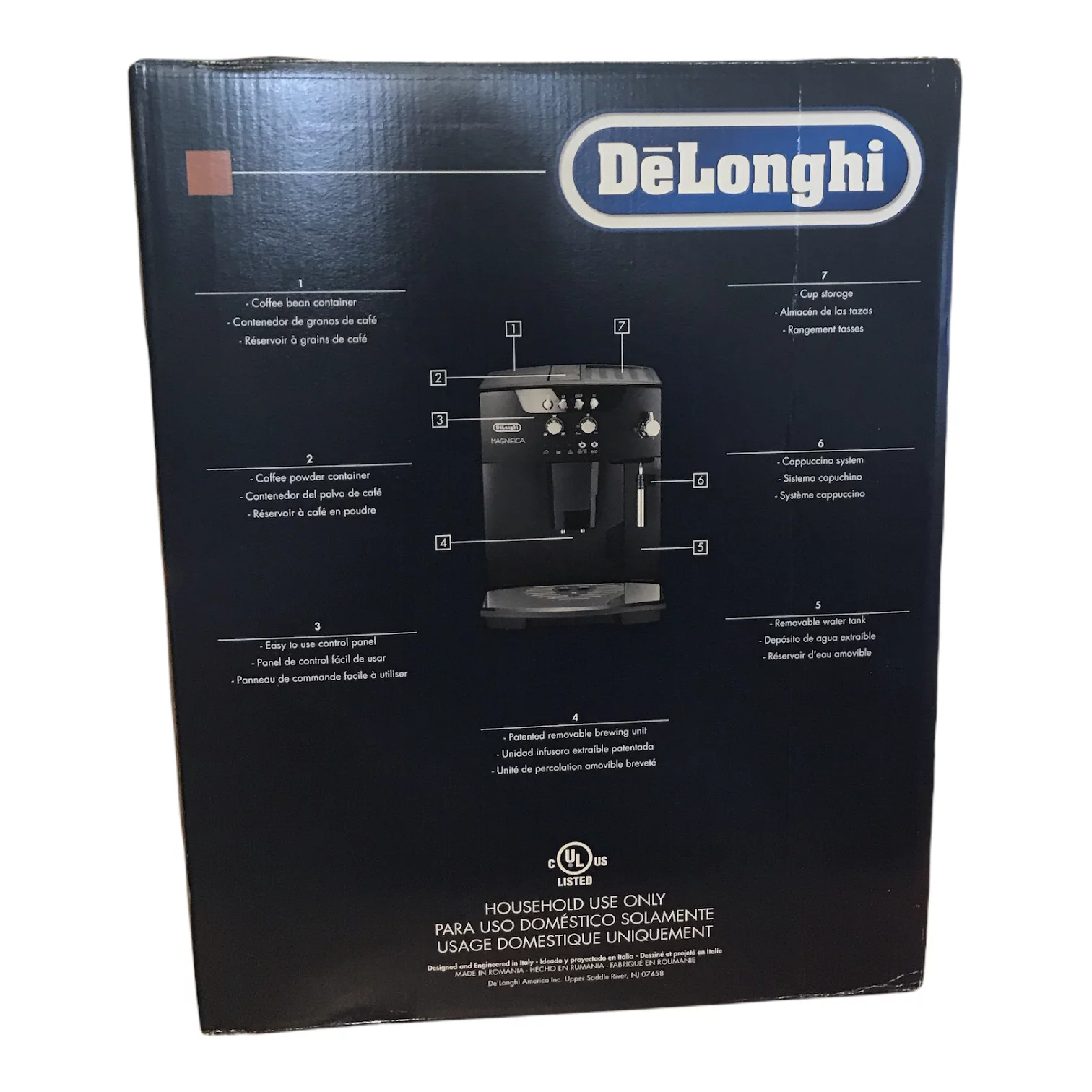 De’Longhi ESAM04110B Magnifica Semi-Automatic Espresso Machine