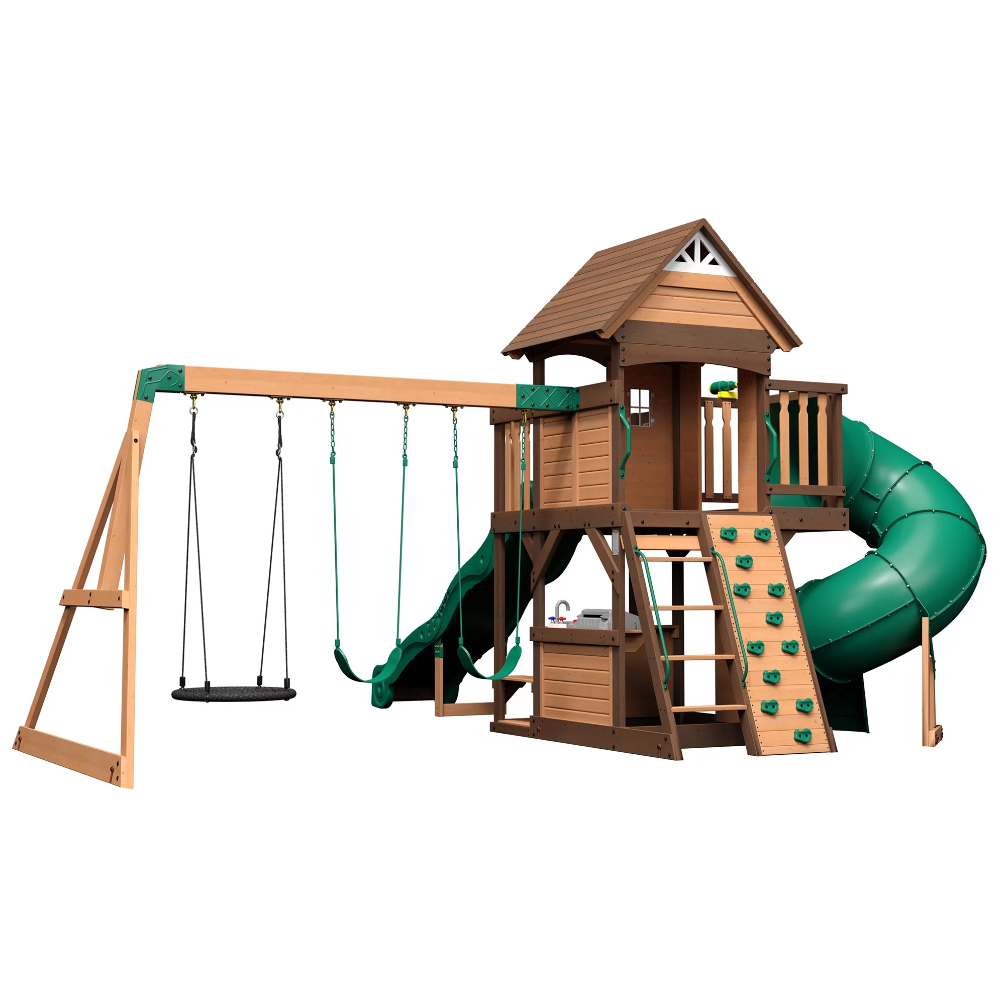 Backyard Discovery Cedar Cove Swing Set