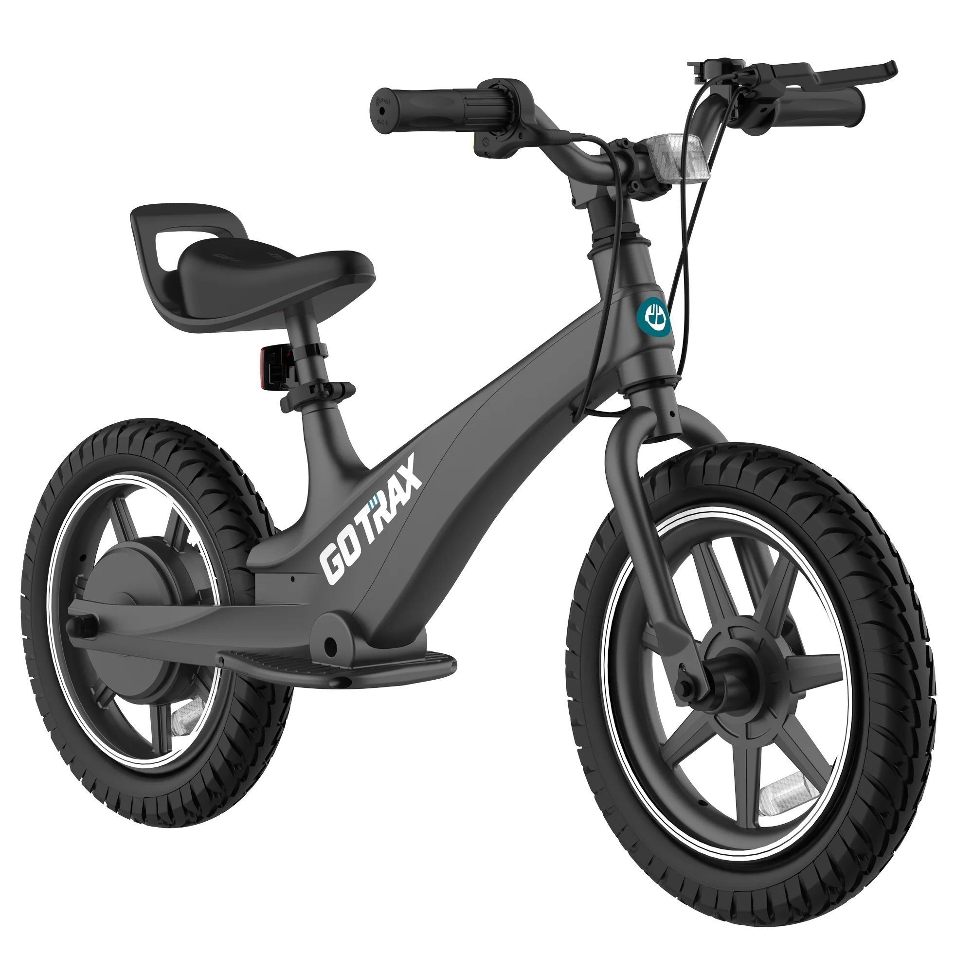 250W Electric Bike for Kids Age 5-8, 14″ Tire 15.5Miles Range Kids E-Motorcycle, Best Gift for Child Unisex