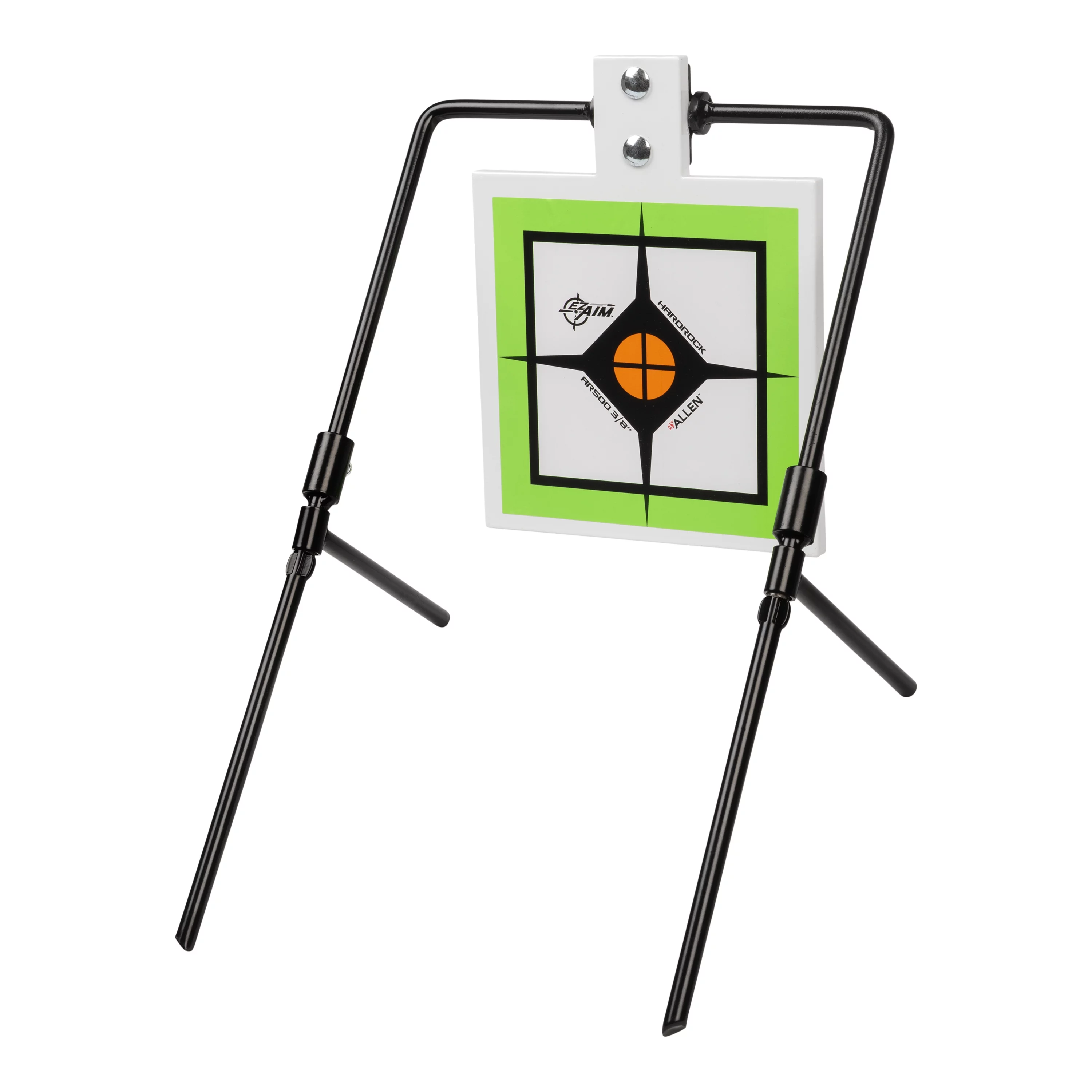 Hardrock Ar500 7″ Square Shooting Practice Shooting Target Steel Plate with Stand, Model 8880A