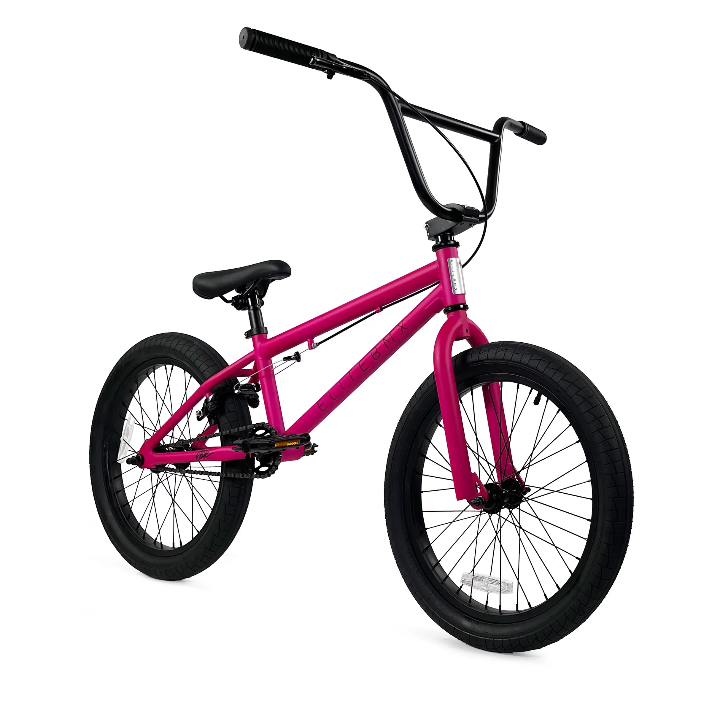 Elite BMX Bike Stealth 20-in Kids Bike, (Ages 5 to 8), Hottie-Pink