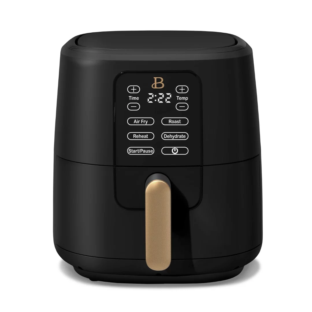 Beautiful 6 Qt Air Fryer with TurboCrisp Technology and Touch-Activated Display, White Icing by Drew Barrymore